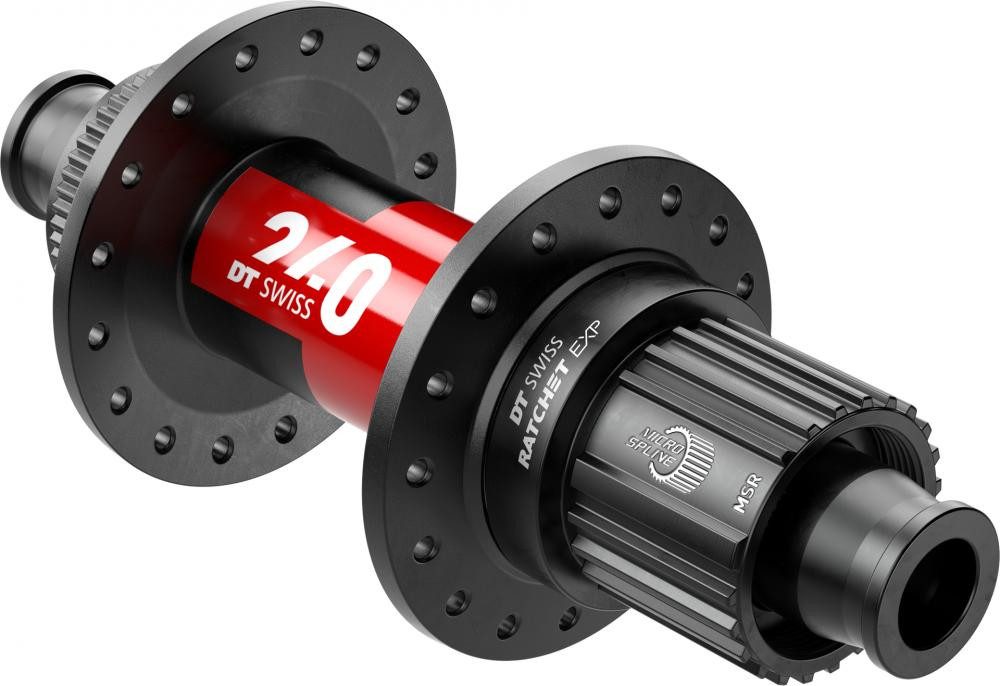 DT Swiss Laufrad HR-Nabe DT Swiss 240EXP Road Classic 142/12mm TA, 28 Loch, CL, Shim.MS