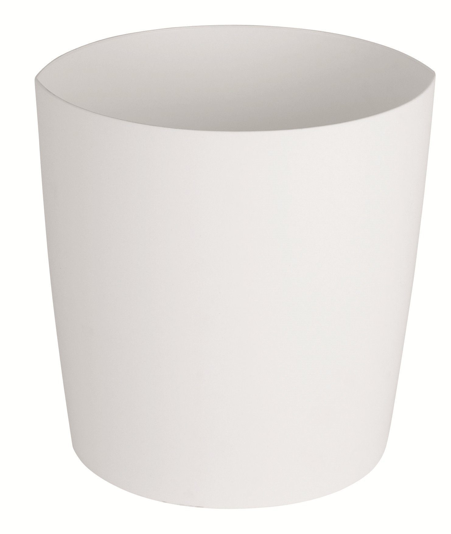 spirella Badaccessoires-Sets LEMON OPAQUE, Zubehör-Set 5-tlg., bestehend aus Kosmetikeimer 5L, WC-Bürste, Seifenspender 300ml, Zahnputzbecher, Seifenschale, hochwertiges Polypropylen, elegantes Design, matt-Finish, weiß, 5-tlg.