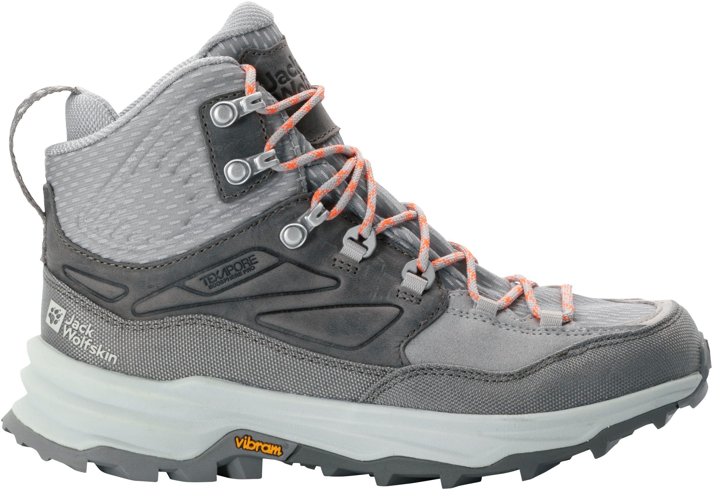 Jack Wolfskin CYROX TEXAPORE MID W Wanderschuh Wasserdicht, Trekkingschuh günstig online kaufen