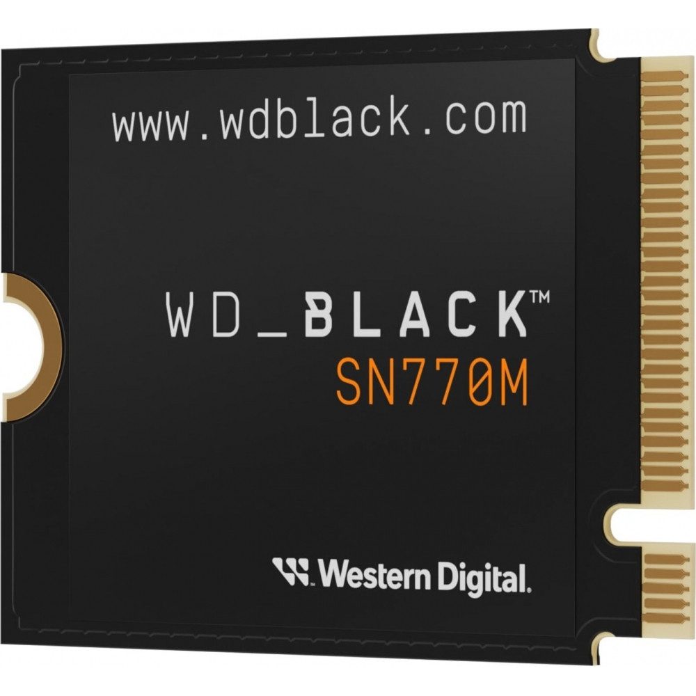 Western Digital WD Black SN770M 1 TB SSD - Interne Festplatte - schwarz interne SSD (1 TB) M.2 2230"