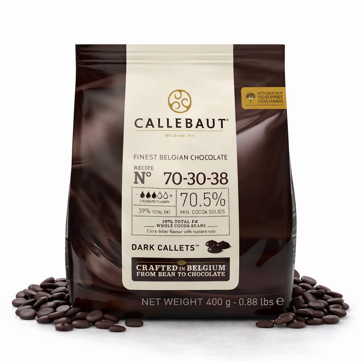 Callebaut Schokolade Callebaut Rezeptur No. 70-30-38 Kuvertüre