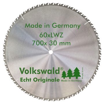 Volkswald Kreissägeblatt Volkswald ® HM-Sägeblatt LWZ 700 x 30 mm Z= 60 Kreissägeblatt Hartholz, Echt Originale Volkswald® Made in Germany