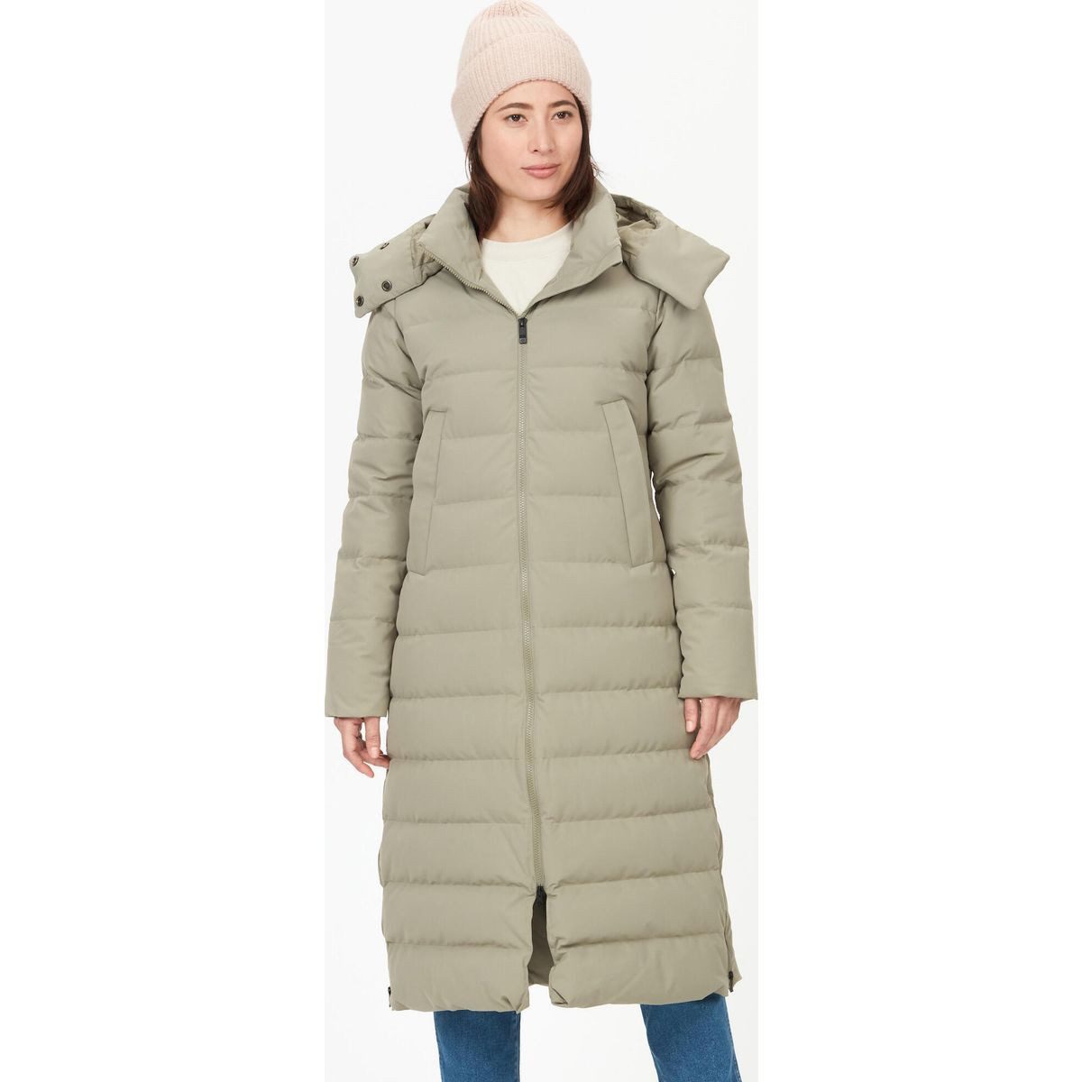 Marmot Outdoorjacke Wm's Prospect Coat Eleganter Damenmantel mit 800er Daunenfüllung, wasserdichtem Marmot
