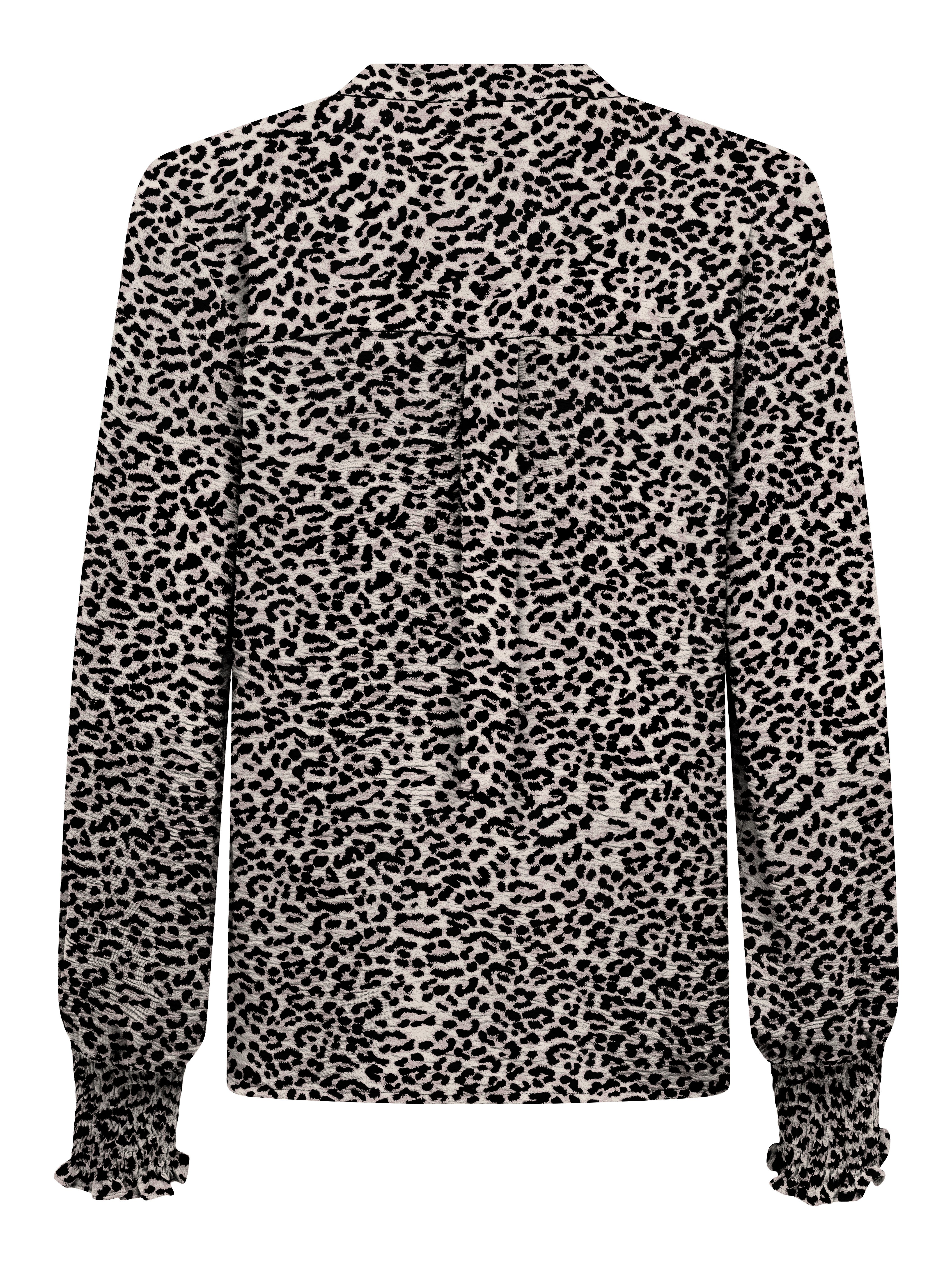 ONLY Blusenshirt ONLMETTE V-NECK LS SMOCK TOP NOOS WVN Kunstfaser, regular fit