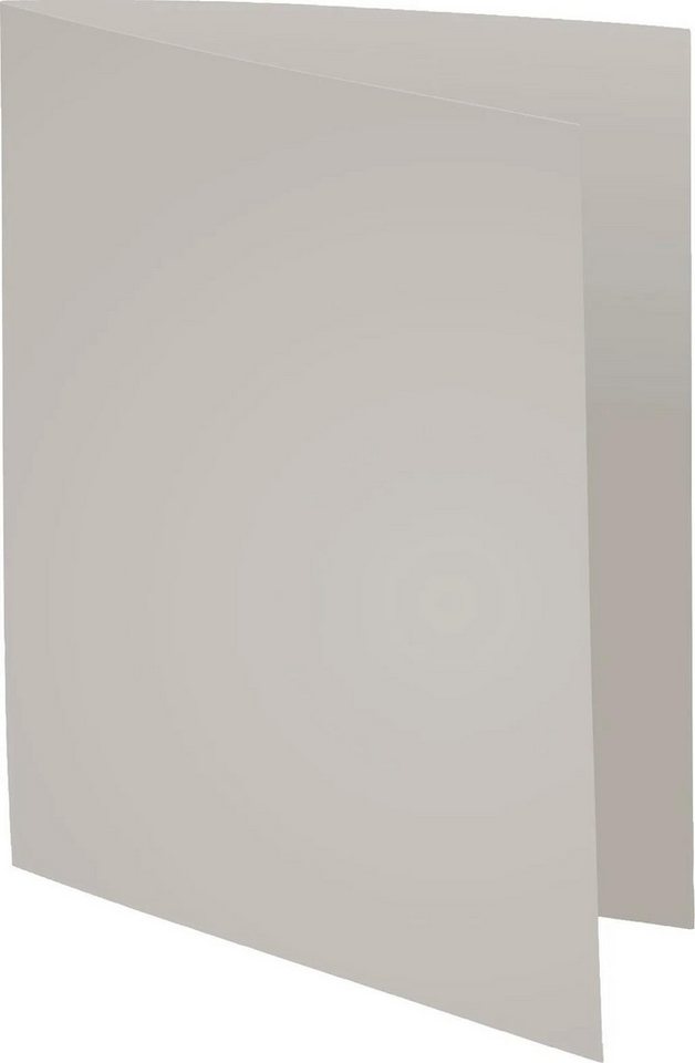 Thumbnail - EXACOMPTA Organisationsmappe 5x Pack 100 Aktendeckeln Recycling 220g A4 - Grau - 410009E, Aktendeckel