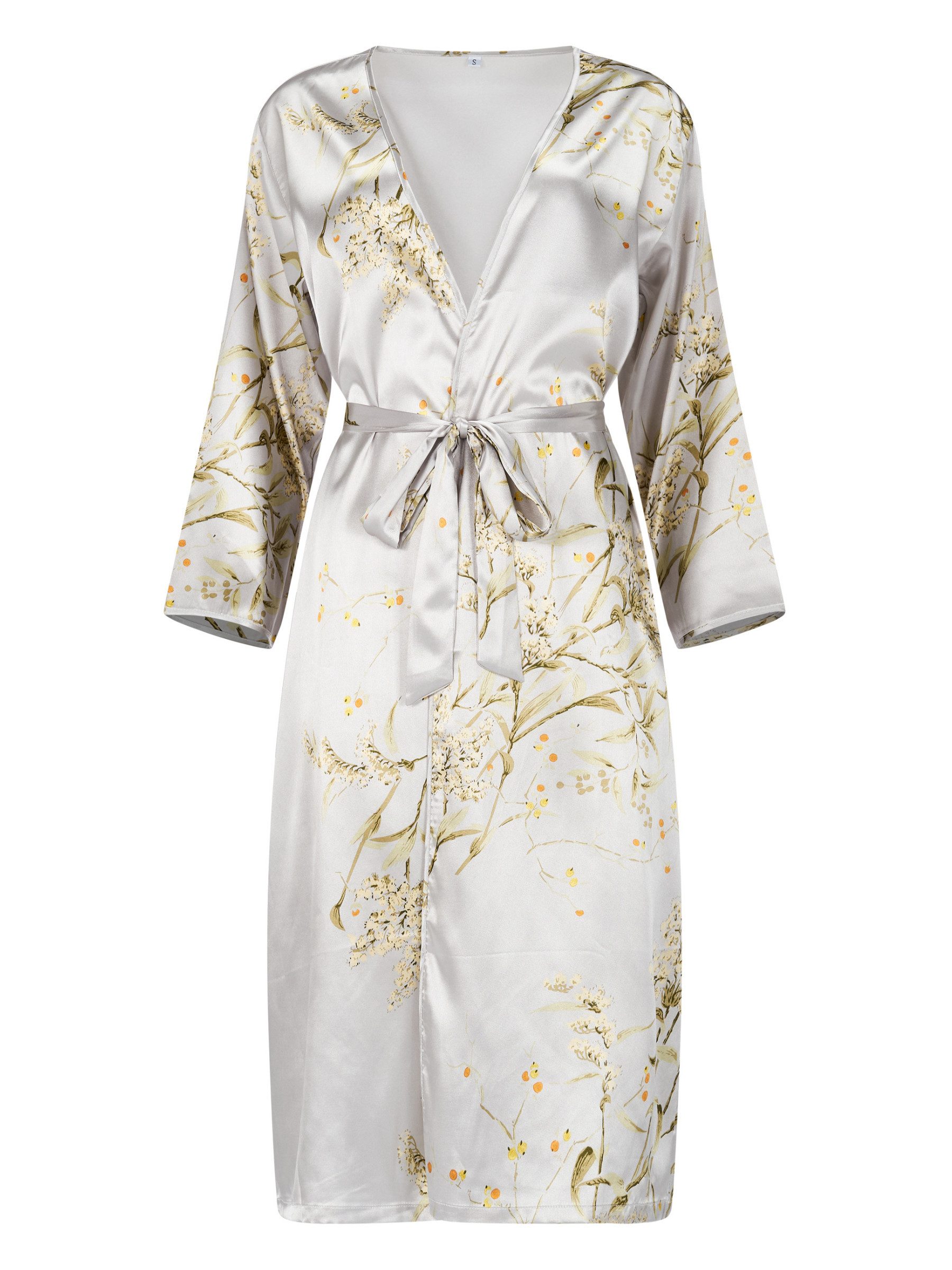 Elegant Love Morgenmantel Negligee mit Blumenmuster, günstig online kaufen