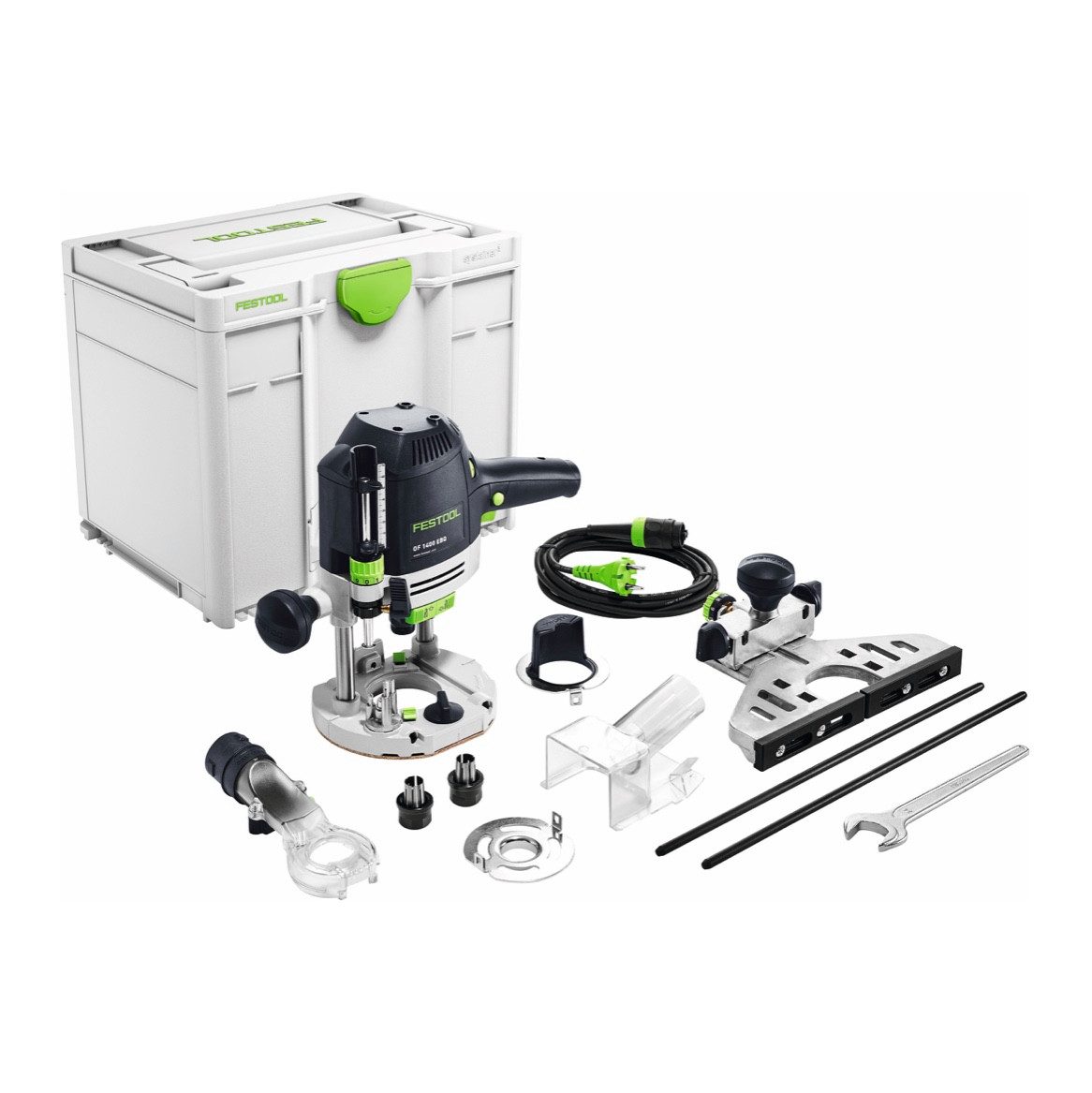 FESTOOL Oberfräse OF 1400 EBQ-Plus Oberfräse 1400 W 6 - 12,7 mm + Systainer (576207)