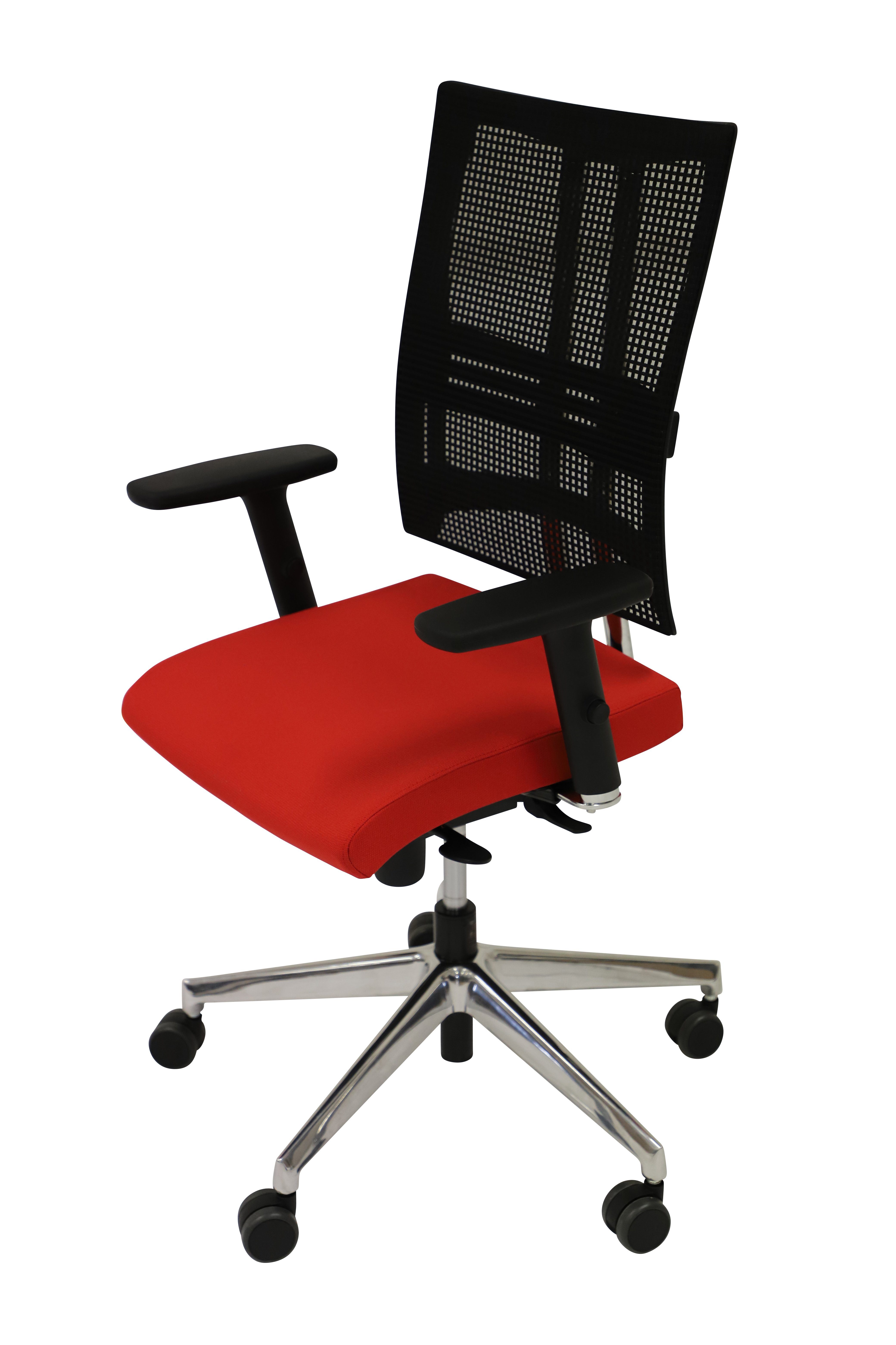 Schaff Schreibtischstuhl »Schaff Bürodrehstuhl Net-Motion Rot, Netz,  Bürostuhl, Schreibtischstuhl« online kaufen | OTTO