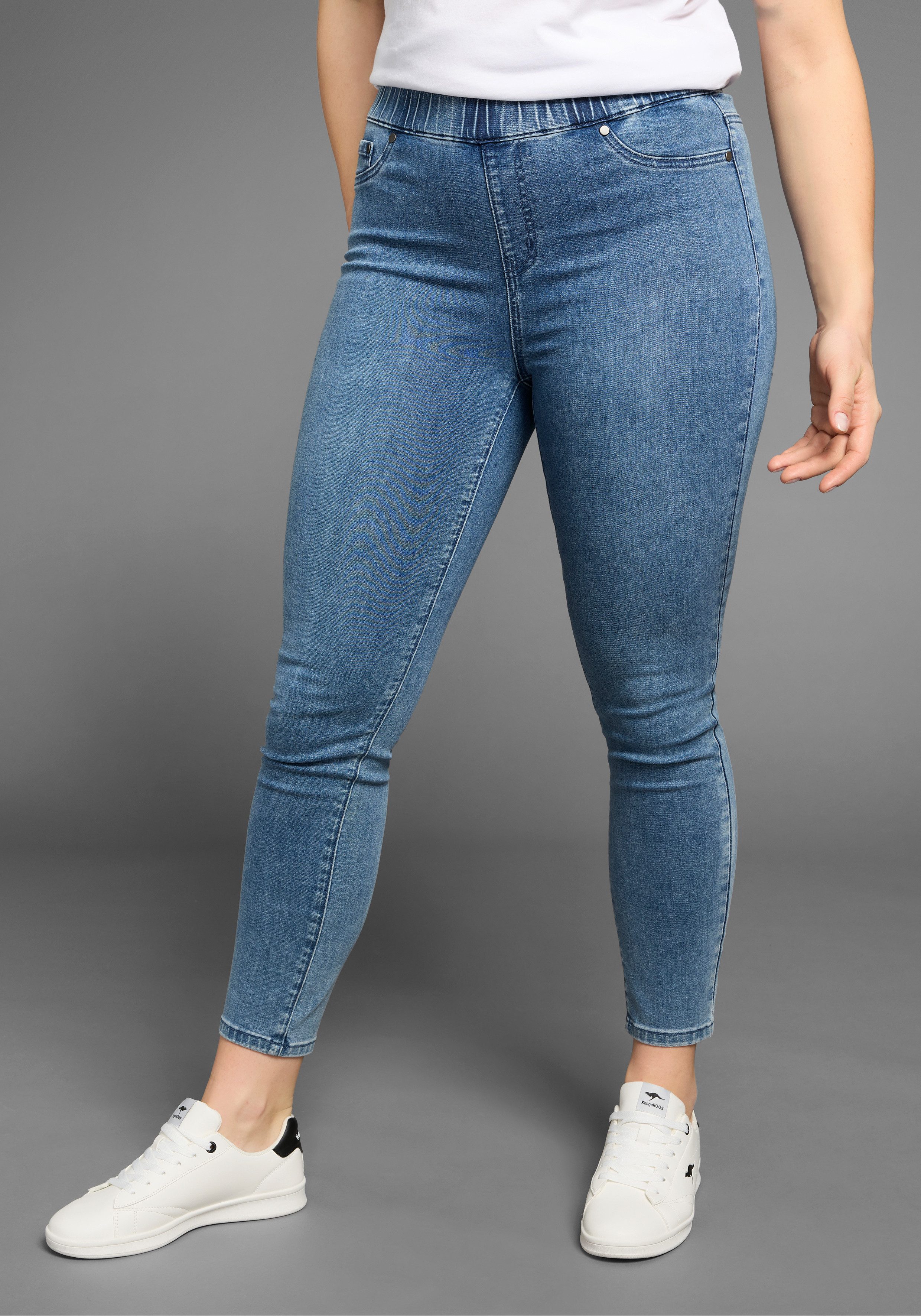 Arizona Skinny-fit-Jeans Ultra Stretch - Curve Collection High Waist günstig online kaufen