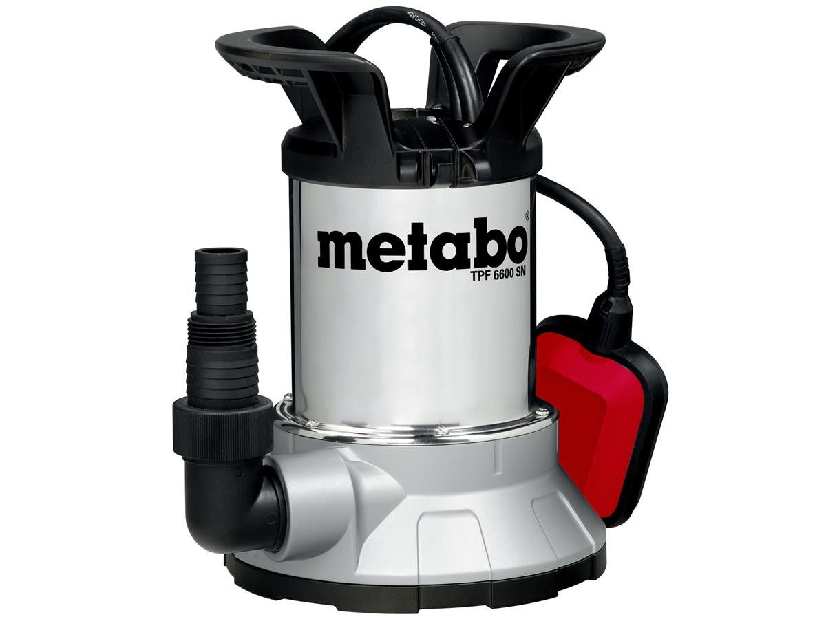 metabo Tauchpumpe TPF 6600 SN (inkl. Winkelanschlussstück mit Multiadapter und Schwimmerschalter)