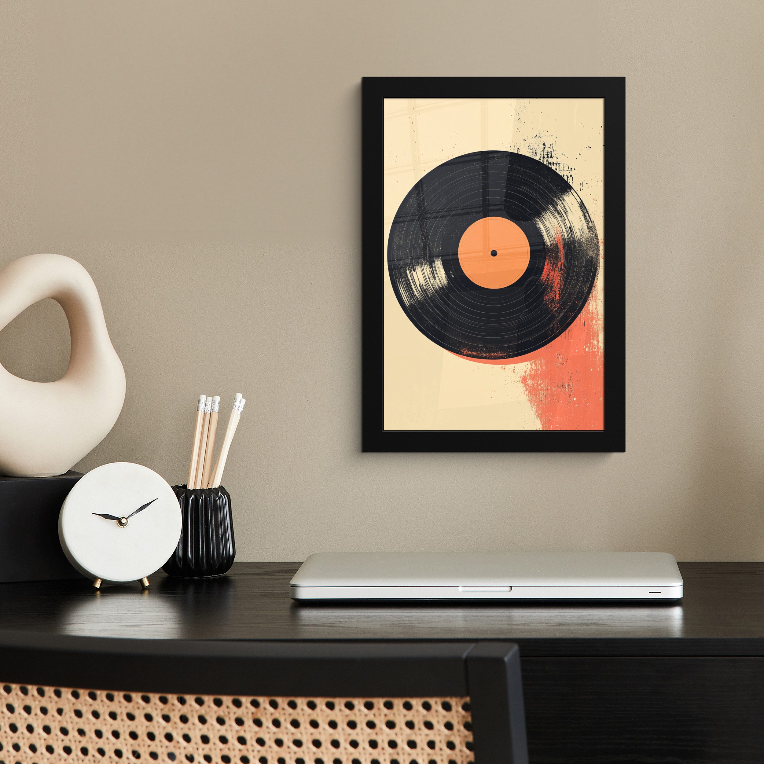 MuchoWow Poster Vinylplatte - Schwarz - günstig online kaufen