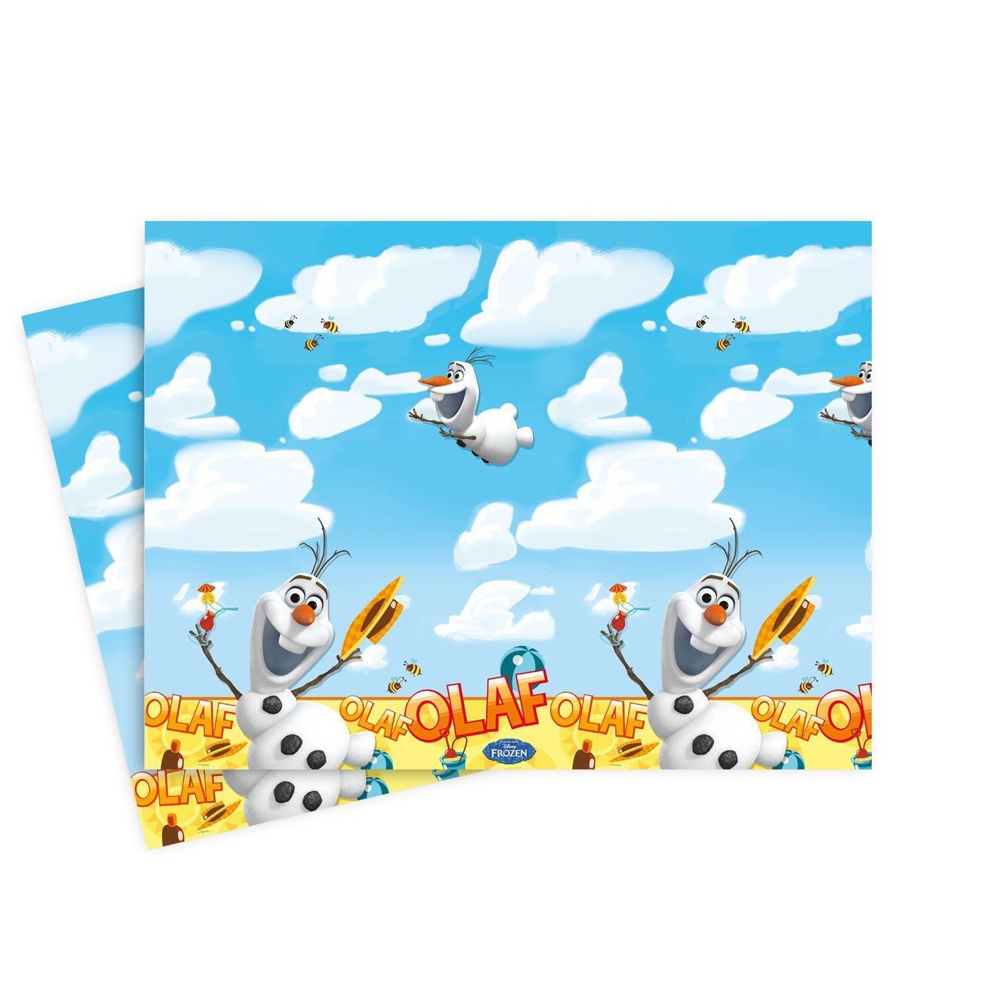 Folat Tischdecke Die Eiskönigin Olaf Party Tischdecke, Partydeko für Deine Eiskönigin-Mottoparty zum Geburtstag!