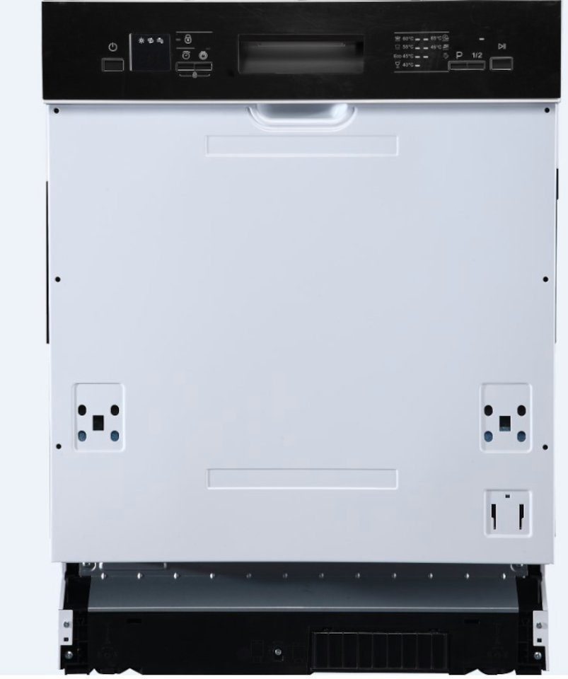 Wolkenstein teilintegrierbarer Geschirrspüler WGSP14-6DTI, Kindersicherung, Halbe Beladung Funktion