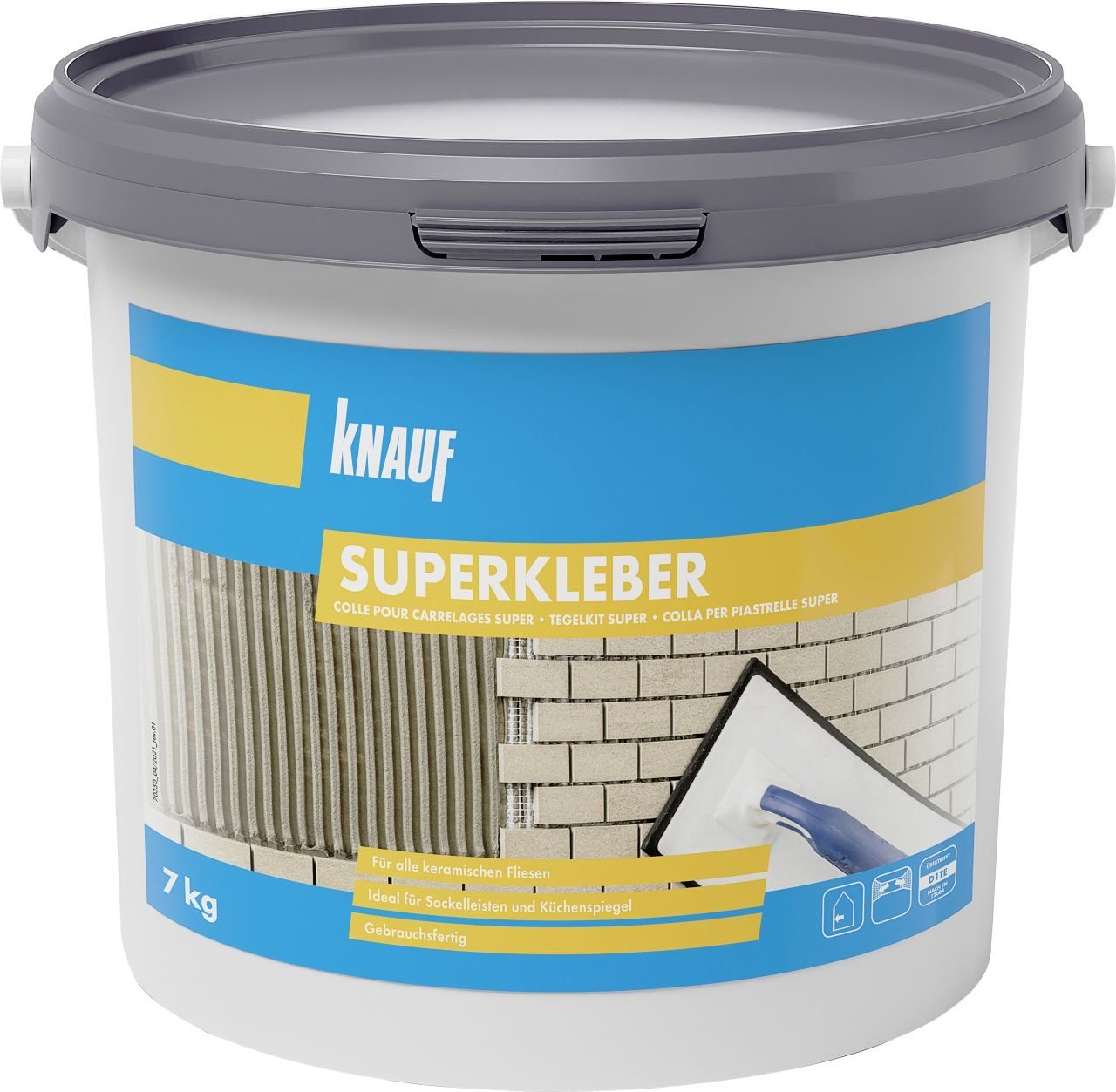 KNAUF Fliesenaufkleber Knauf Fliesenkleber Superkleber 7 kg