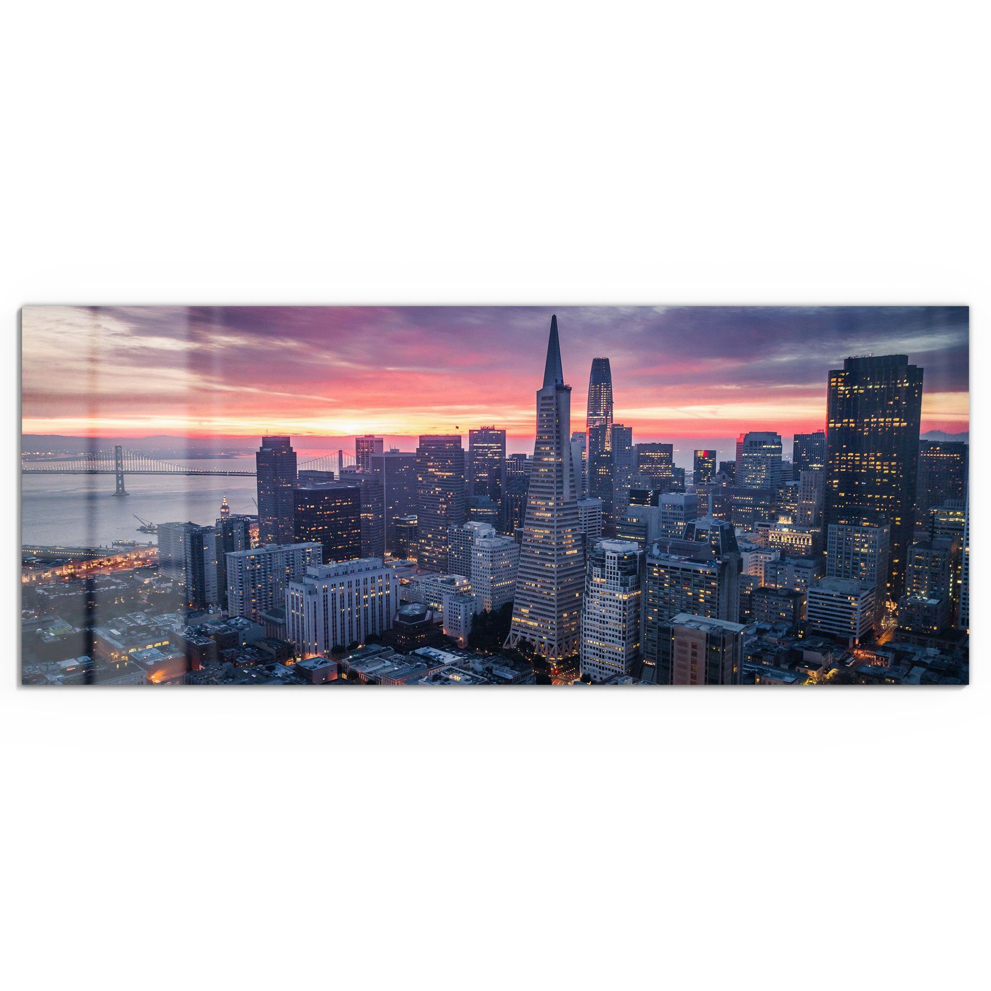 DEQORI Glasbild 'Blick auf San Francisco', günstig online kaufen