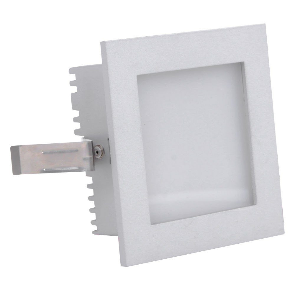 LED Licht Einbau Panel rot fest Strahler Einbaustrahler, verbaut, Highlight LED-Leuchtmittel LED näve Dekoration Deko Rot,