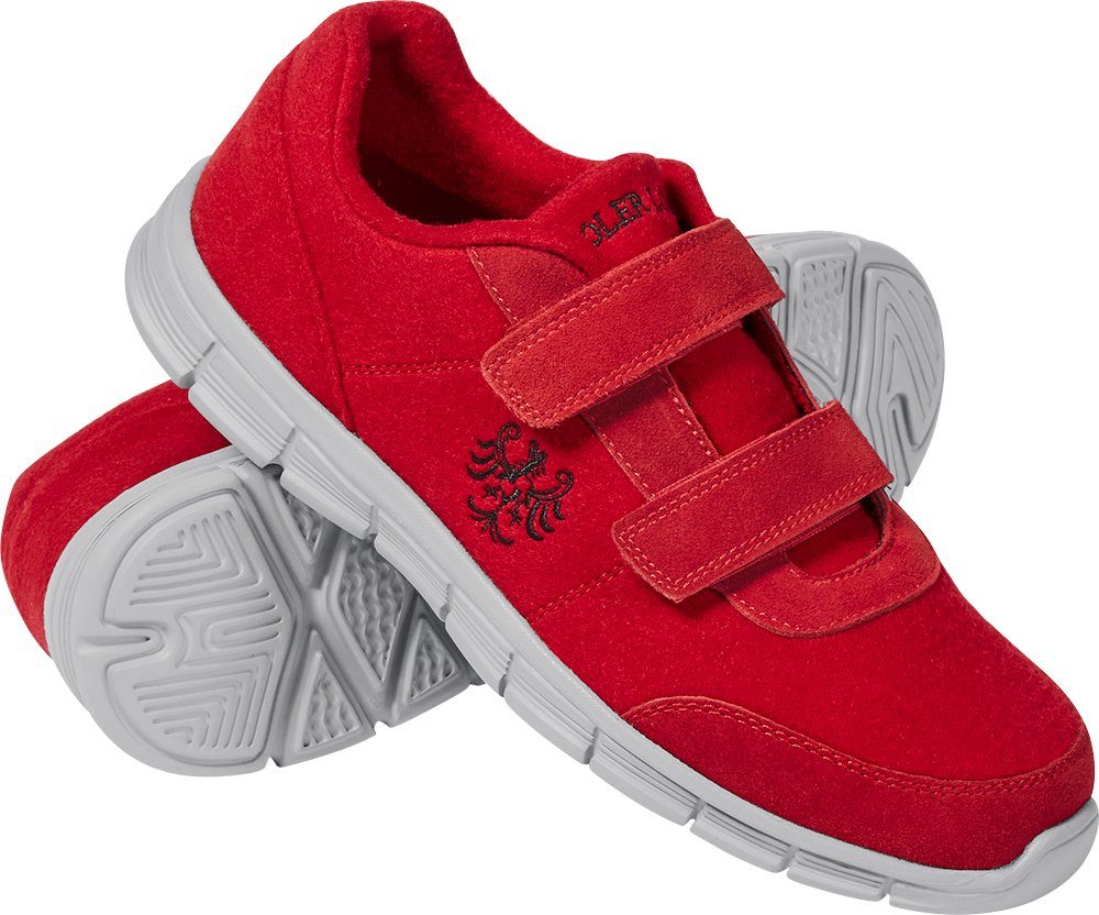 Tiroler Loden Sneaker ultraleicht und bequem mit Klettverschlüssen