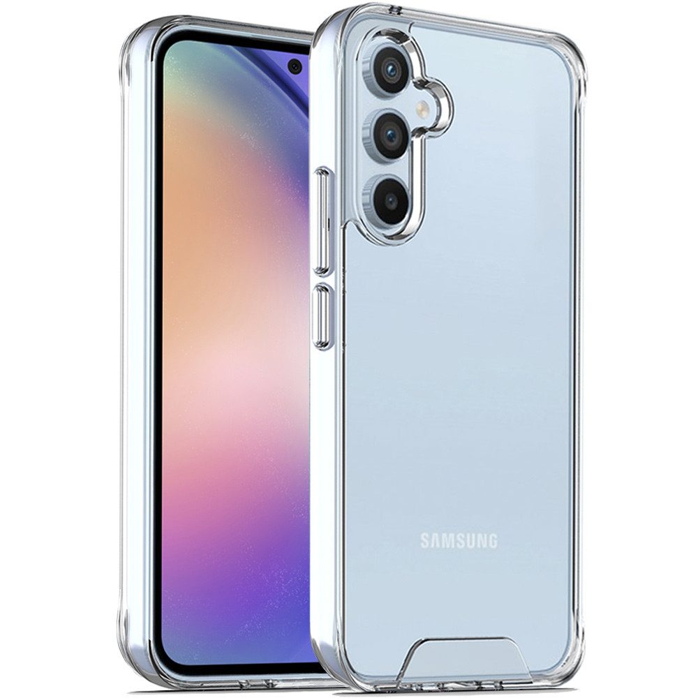 FITSU Handyhülle Schutzhülle für Samsung Galaxy Hülle Transparent Case Handyhülle, Hülle für Samsung Galaxy A55, A35, A25, A15, A05s, A54, A34, A53, A52
