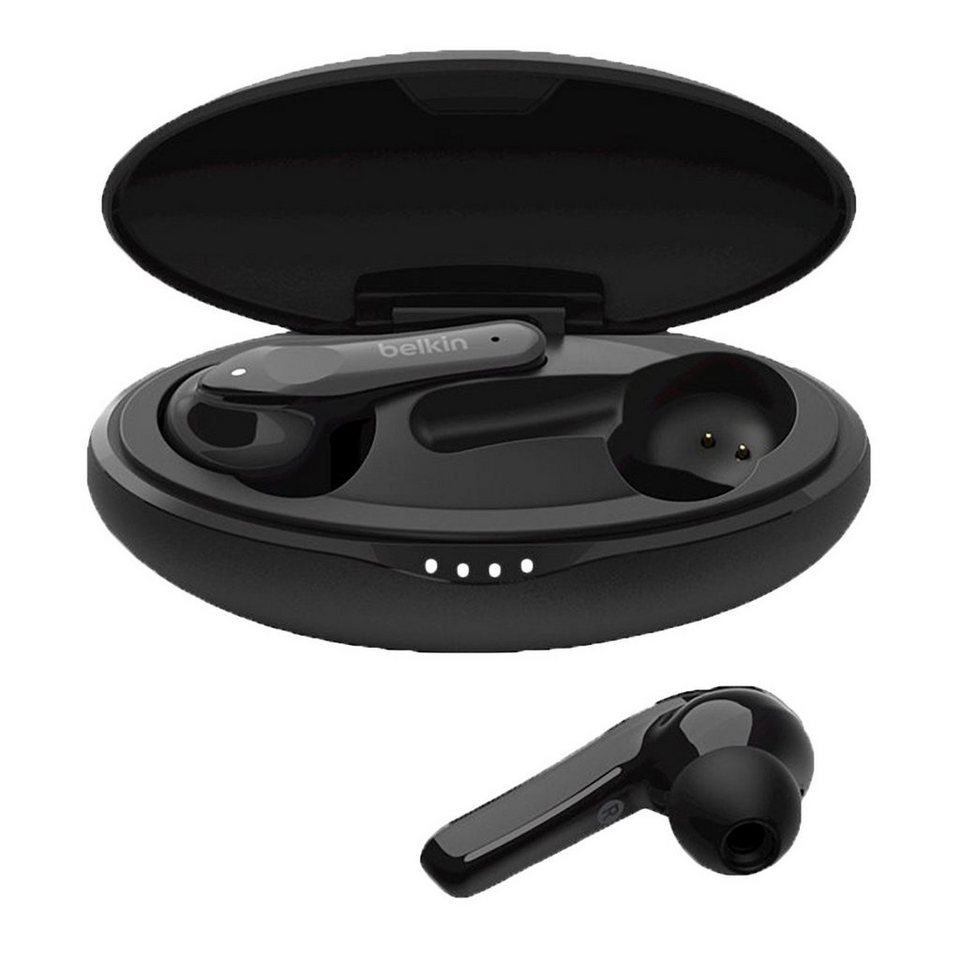 Belkin SOUNDFORM Move Plus wireless In-Ear-Kopfhörer (True Wireless,  Bluetooth, mit kabellosem Ladecase)