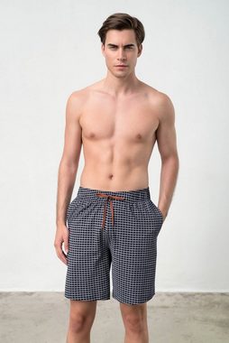 Vamp Pyjamashorts UOMO di VAMP (Set, 1-tlg., Set) Herren Homewearhose Schlafanzughose Shorts Pyjamahose Baumwolle