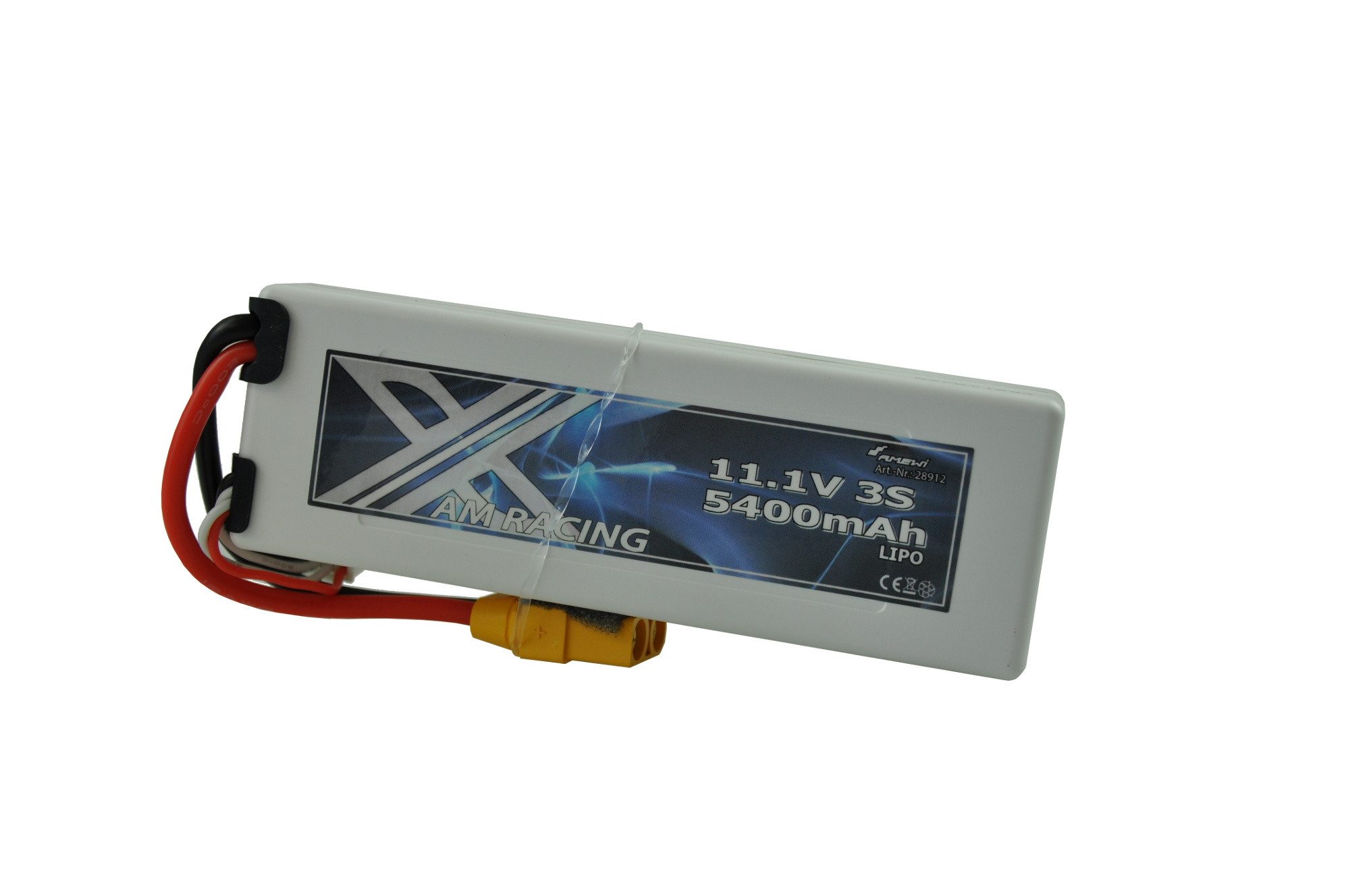 RC-Bagger Amewi LiPo Akku 3S 11.1V 5400mAh Hardcase, XT90