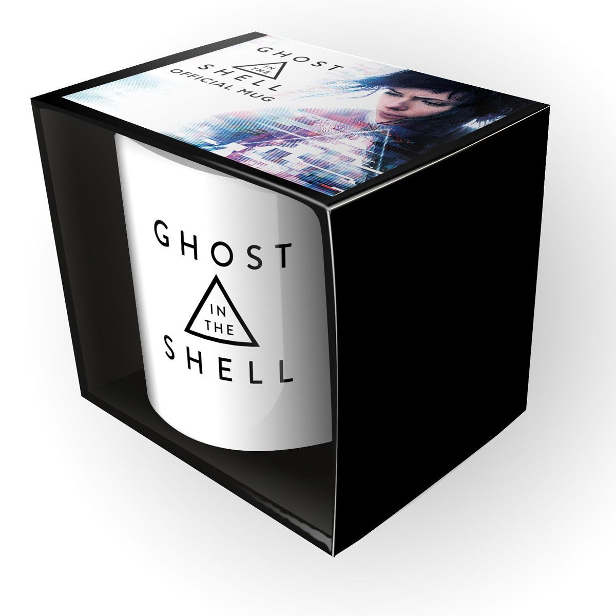 PYRAMID Ghost Logo, Keramik Tasse Shell the Tasse 100% in