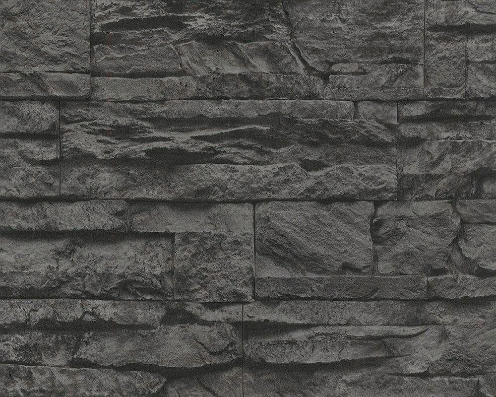 living walls Vinyltapete Best of Wood`n Stone 2nd Edition, glatt, Motiv, Steinoptik, gemustert, Modern Tapete Stein Tapeten Wohnzimmer Schlafzimmer Küche Flur Design