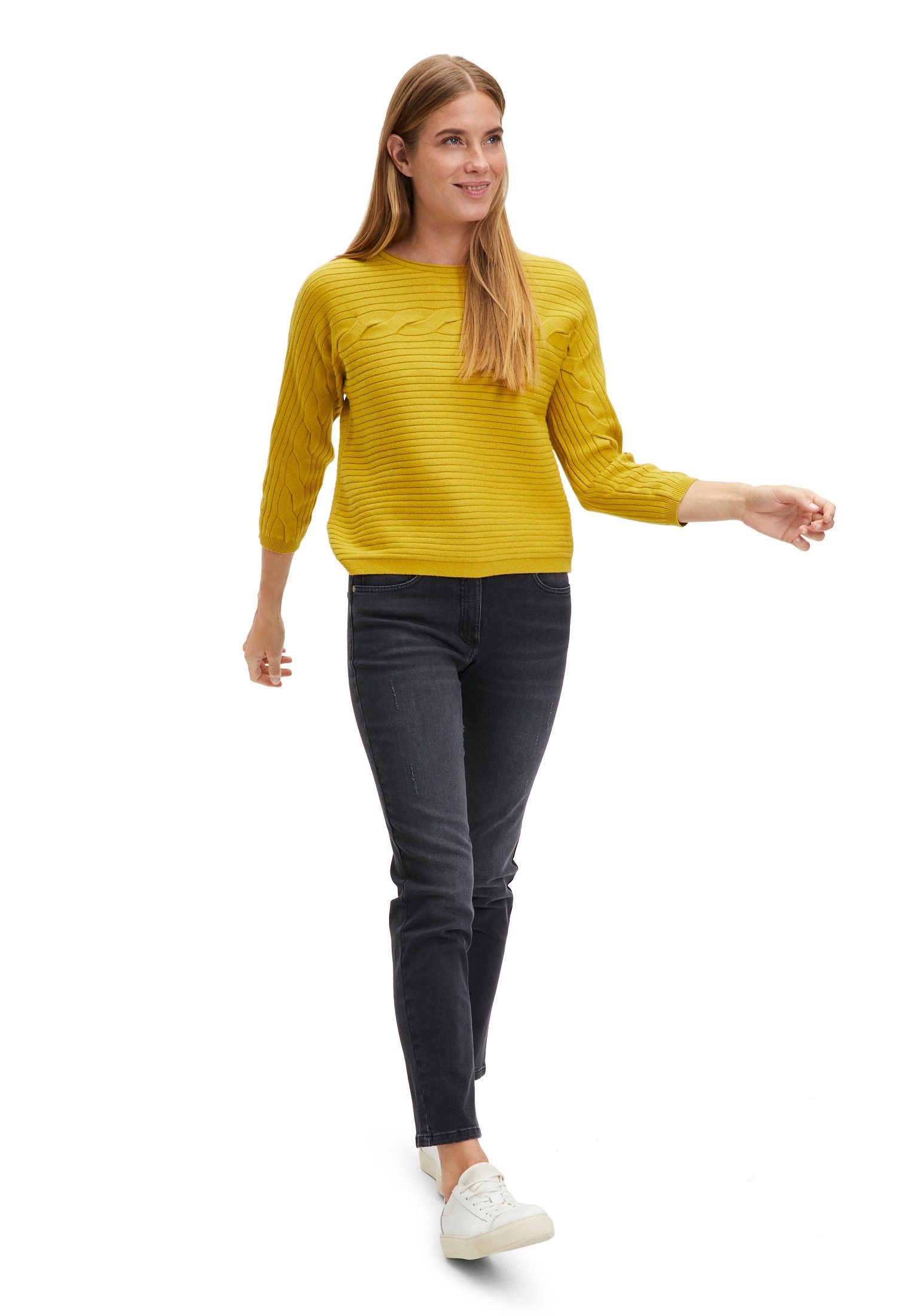 Betty Barclay Strickpullover Strickpullover Kurz 3/4 Arm
