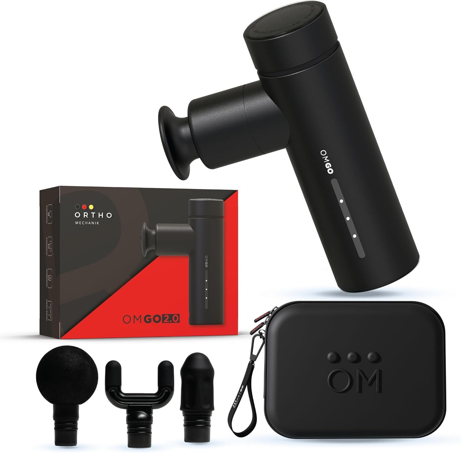Massagepistole Kompakte Massage Gun mit App-Expertenvideos, leise und tragbar