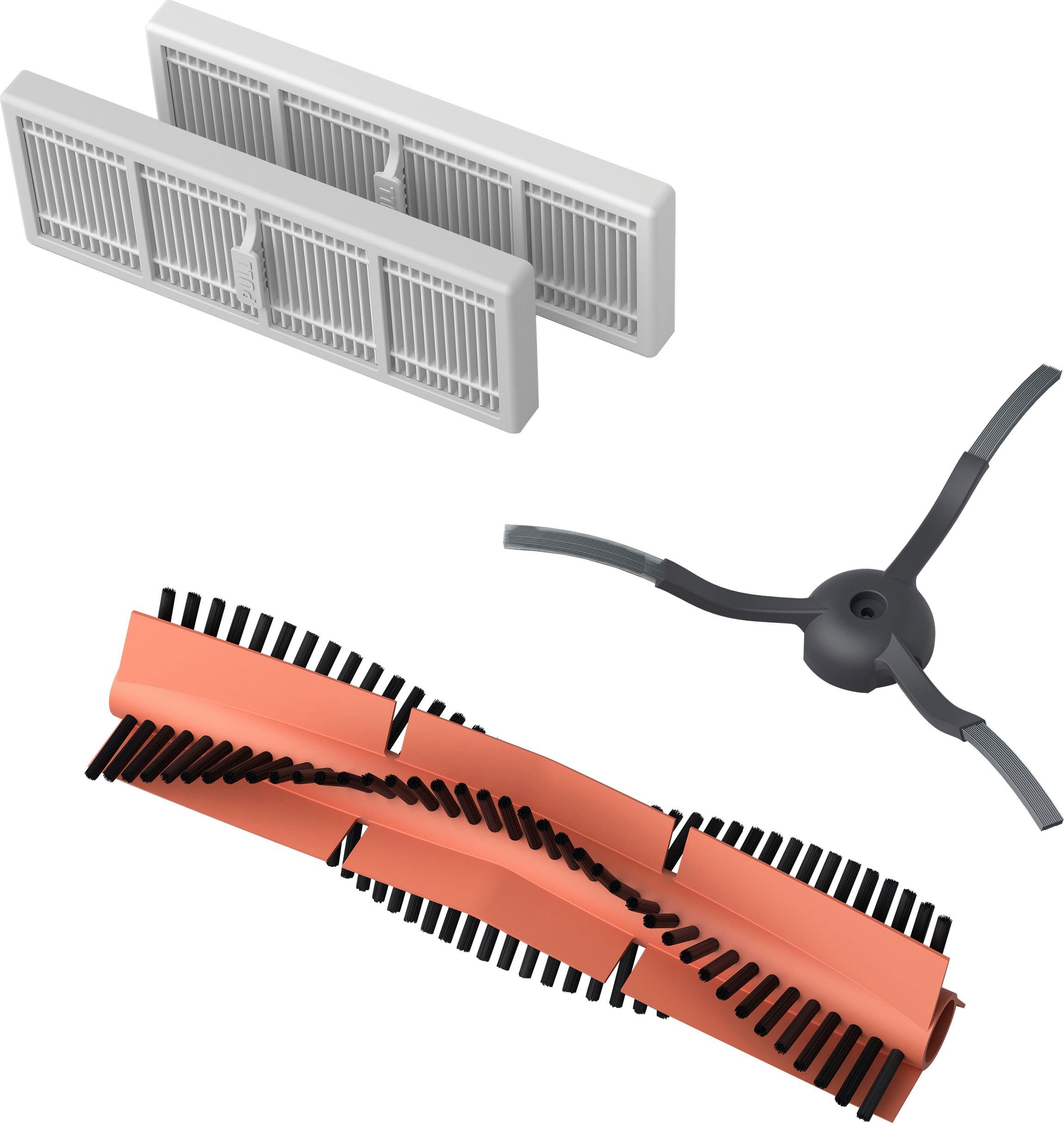 Philips Склоочисник підлоги-Set XV1473/00, (Packung, 4-St), für Saugroboter XU7000/01, XU7100/01 mit 2x Filter, 1x Seitenbürsten