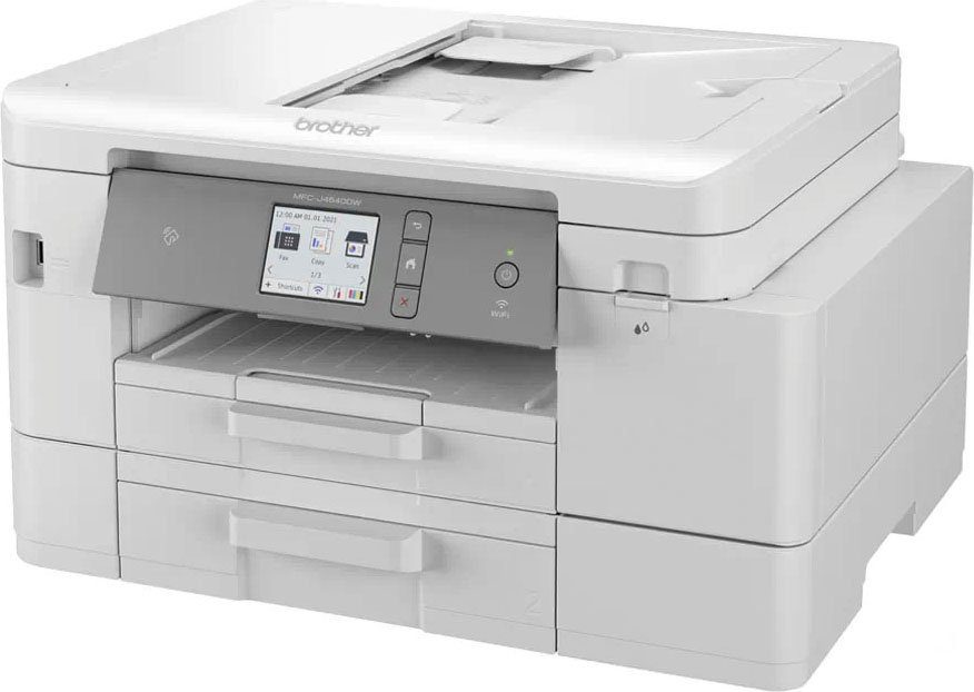Brother MFC-J4540DW Multifunktionsdrucker, (NFC, WLAN (Wi-Fi), Wi-Fi Direct, 4-in-1-Tintenmultifunktionsgerät mit WLAN)
