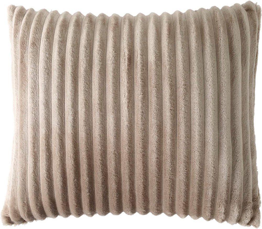 OTTO home Kissenhülle Milara, (1 Stück), 280g/m², kuschelweich, Cordoptik, pflegeleicht