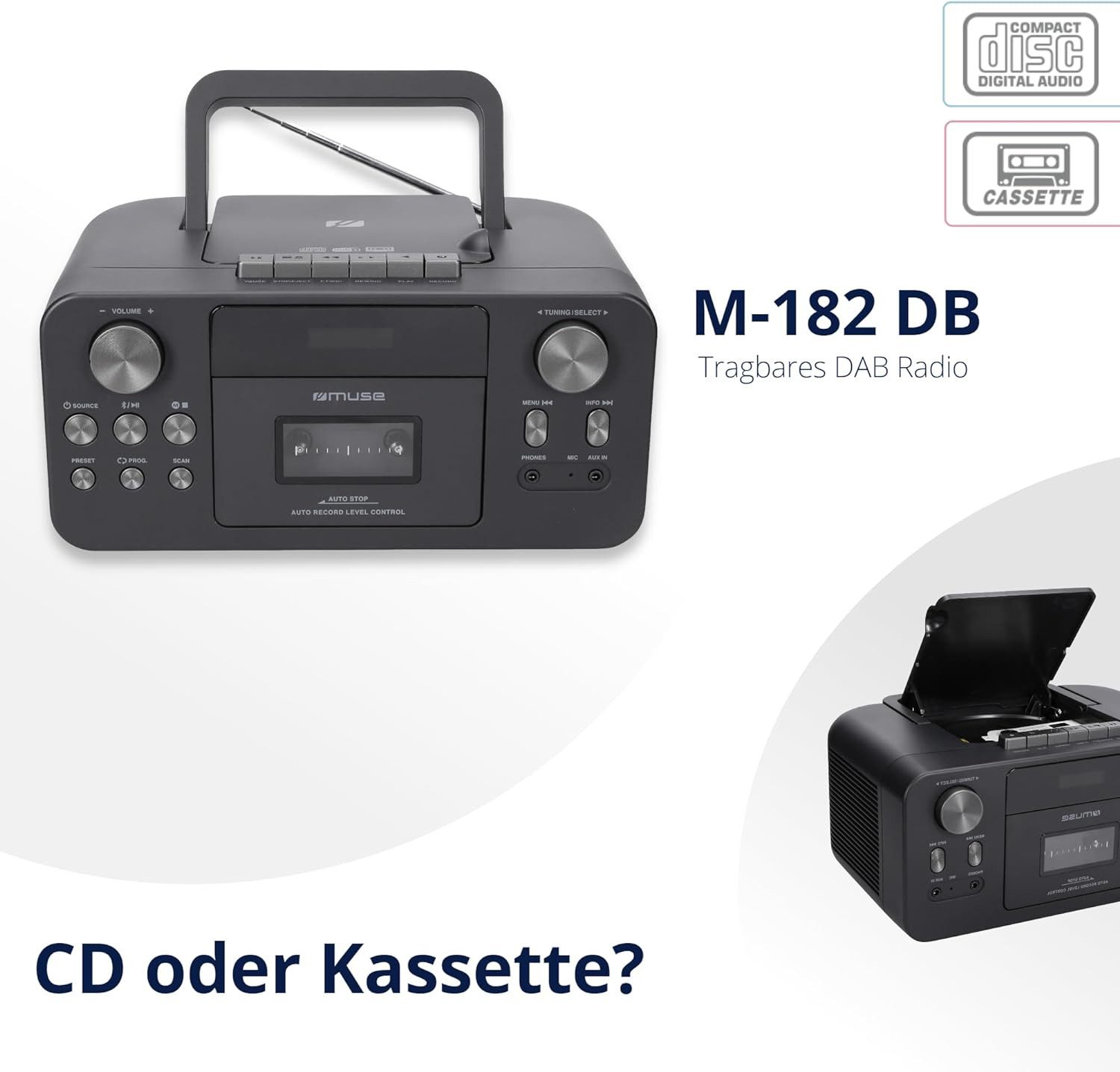 Muse M-182 DB (DAB+ FM Bluetooth) Radio