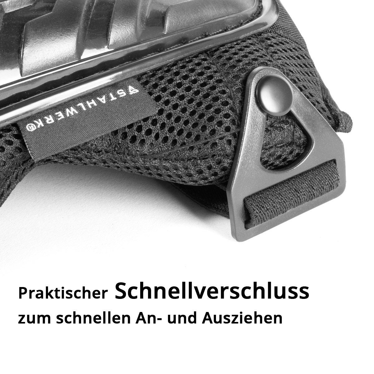 / Knieprotektor 1-tlg) / Kniepolster (Packung, Knieschützer Profi Knieschoner STAHLWERK