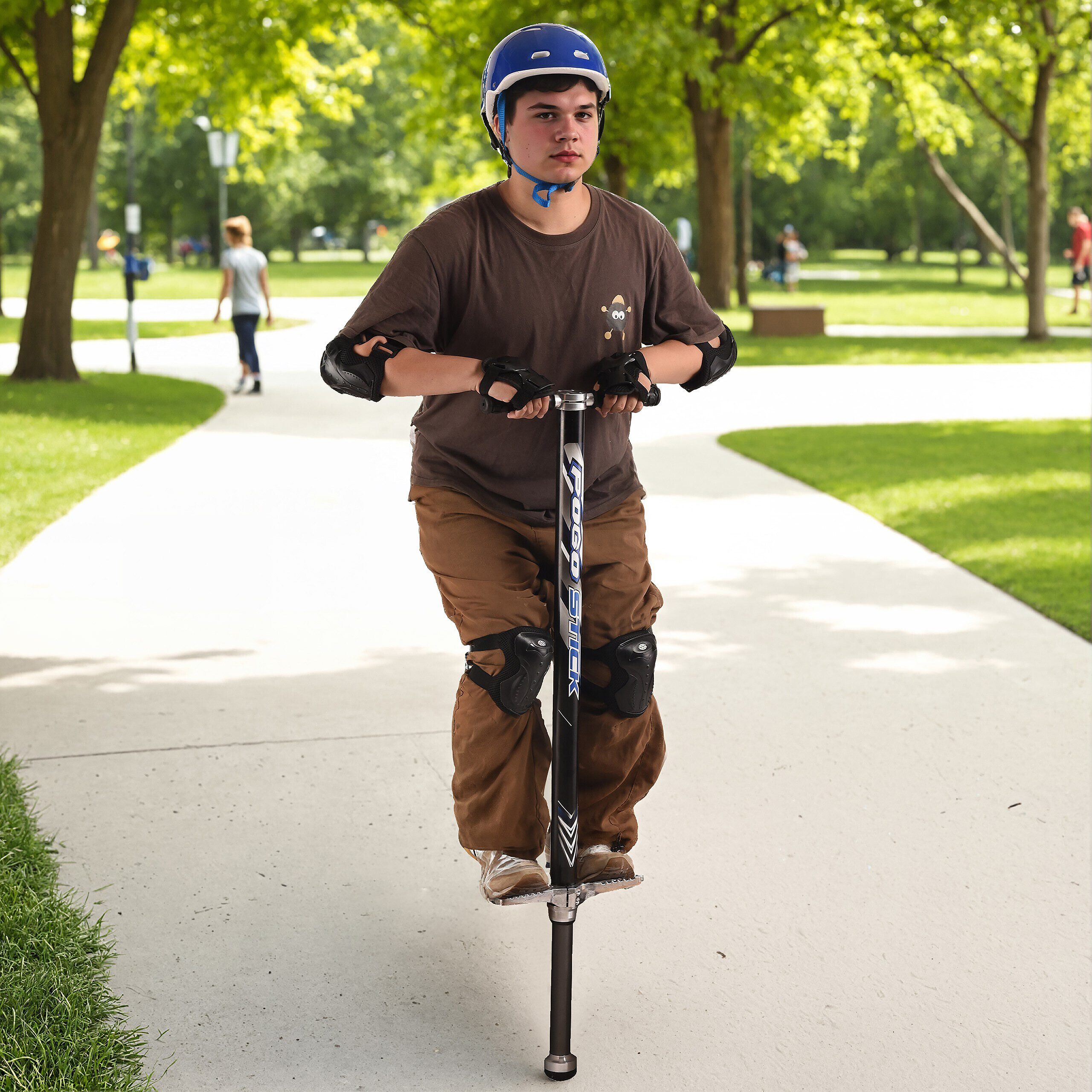 relaxdays Hüpfspielzeug Pogo Stick für Kinder oder Erwachsene, bis 110kg günstig online kaufen