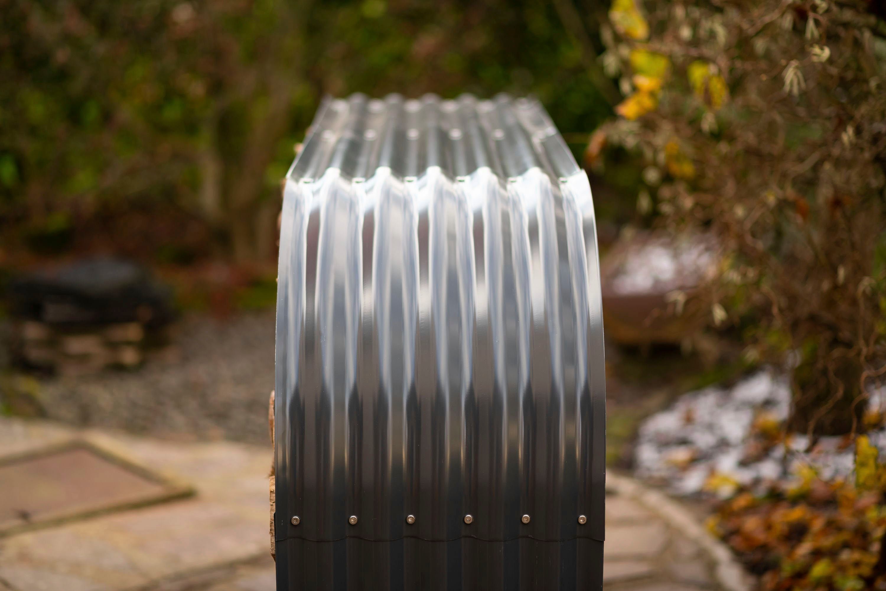 WESTMANN Kaminholzregal, BxTxH:212x46x111 cm, aus verzinktem Stahl
