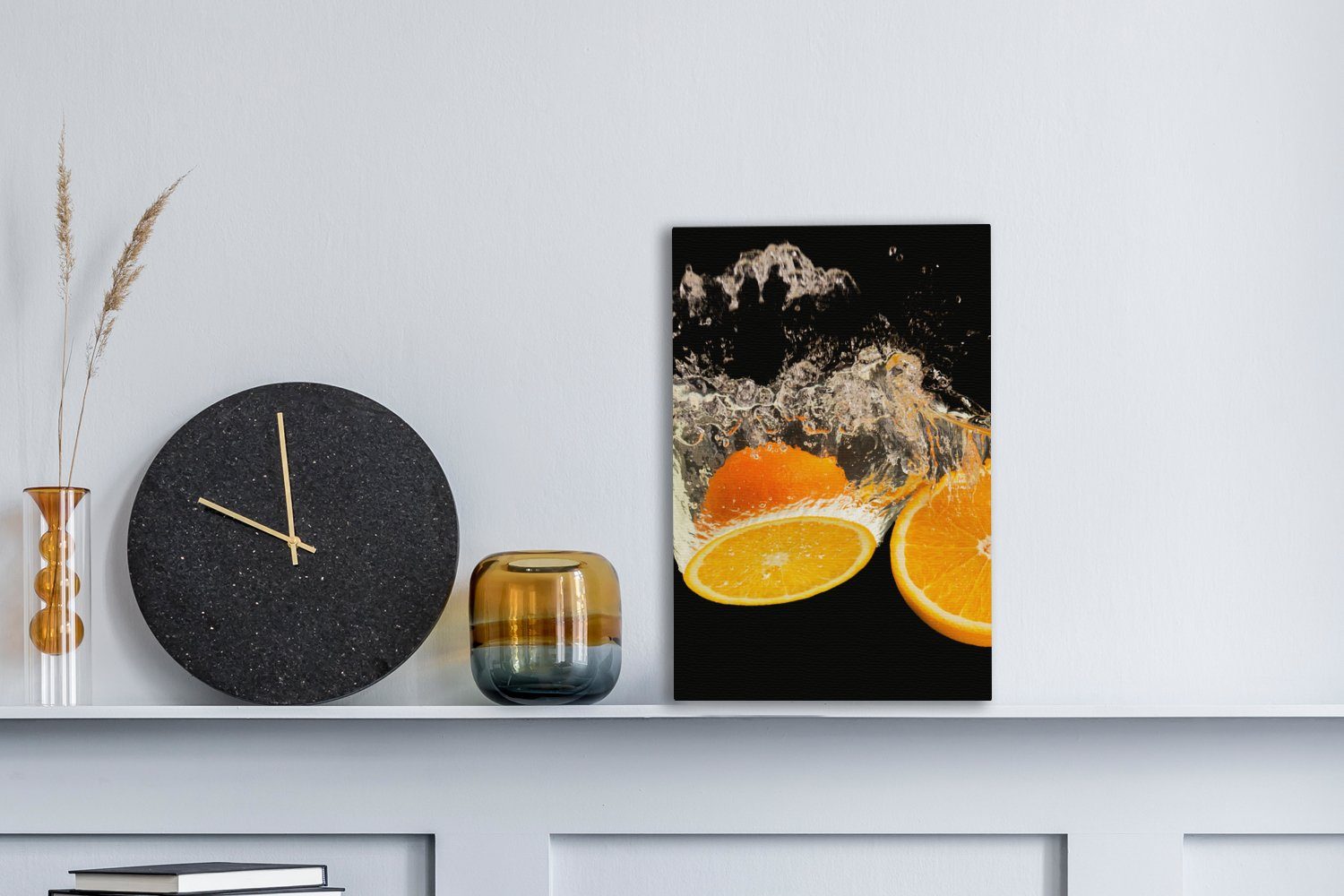 OneMillionCanvasses® Leinwandbild Orange - Stillleben - günstig online kaufen