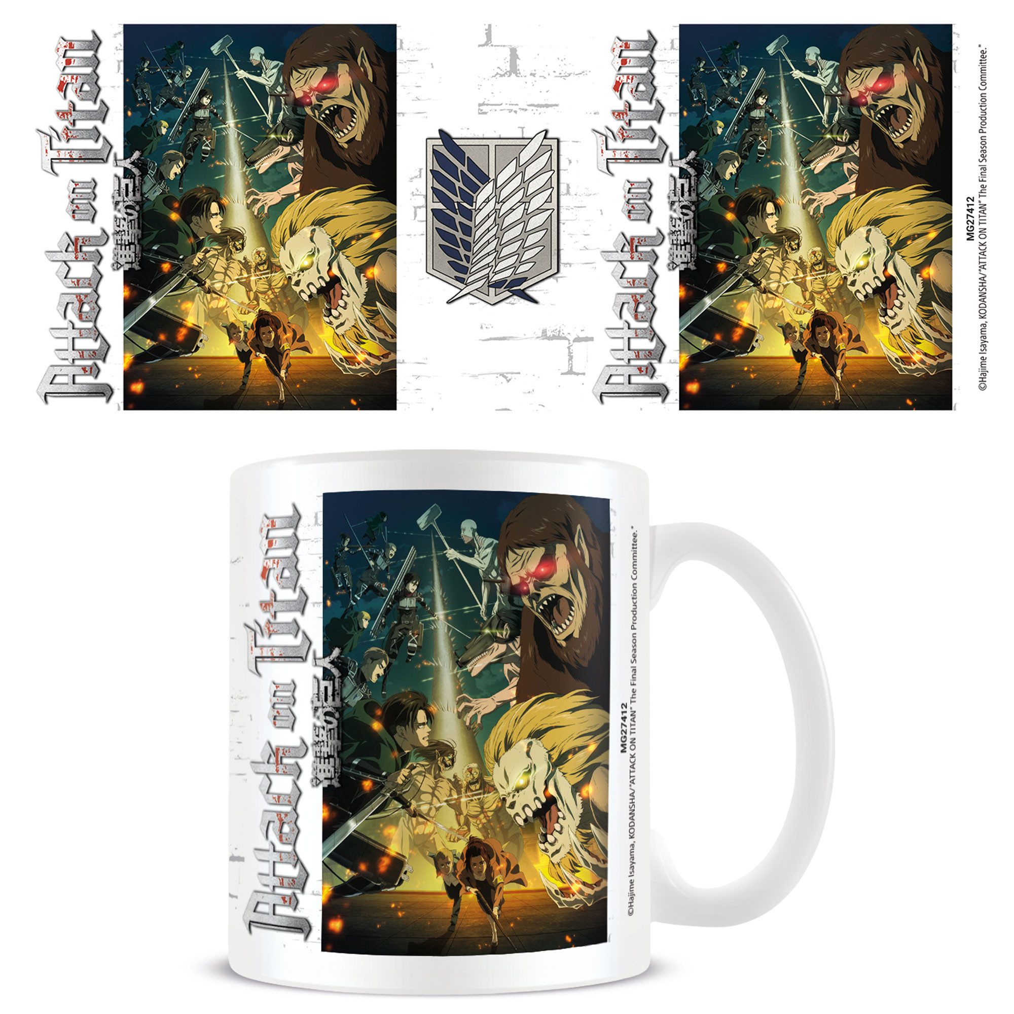 Tasse Attack on Titan - Lizenz Tassen - Special ops Squas vs Titans
