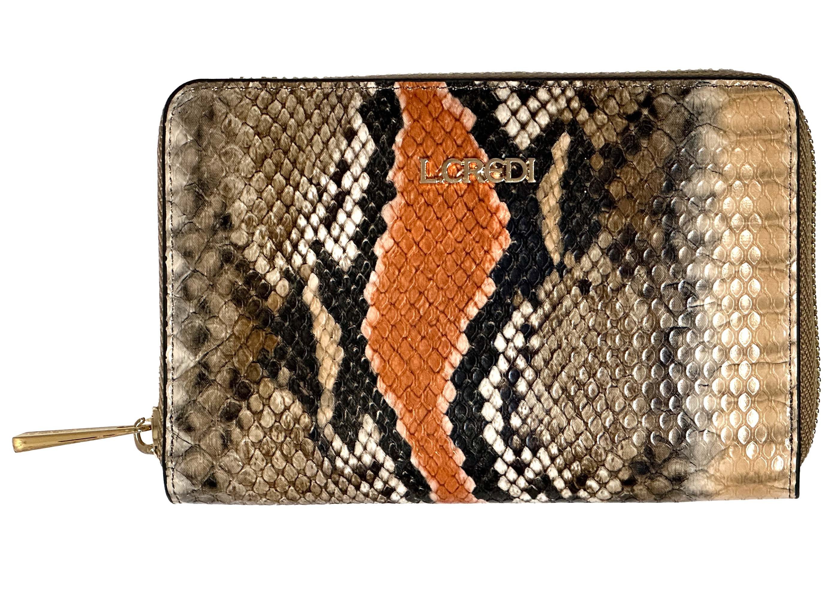 L. CREDI Geldbörse L.CREDI-Damen-Börse-RFID-Perenelle schwarz-braun (1-tlg. günstig online kaufen