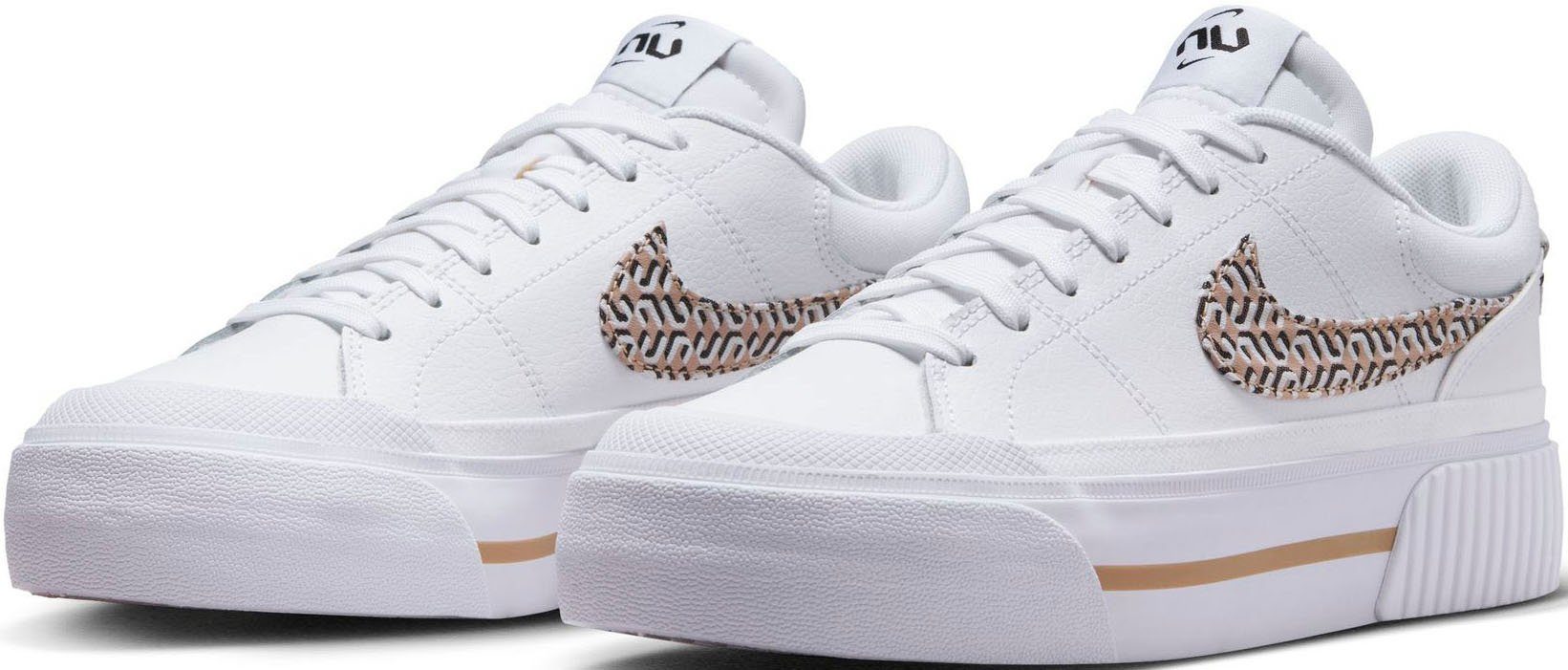 Nike Sportswear COURT LEGACY LIFT Sneaker, Leichter Sneaker von Nike  Sportswear mit Schnürung