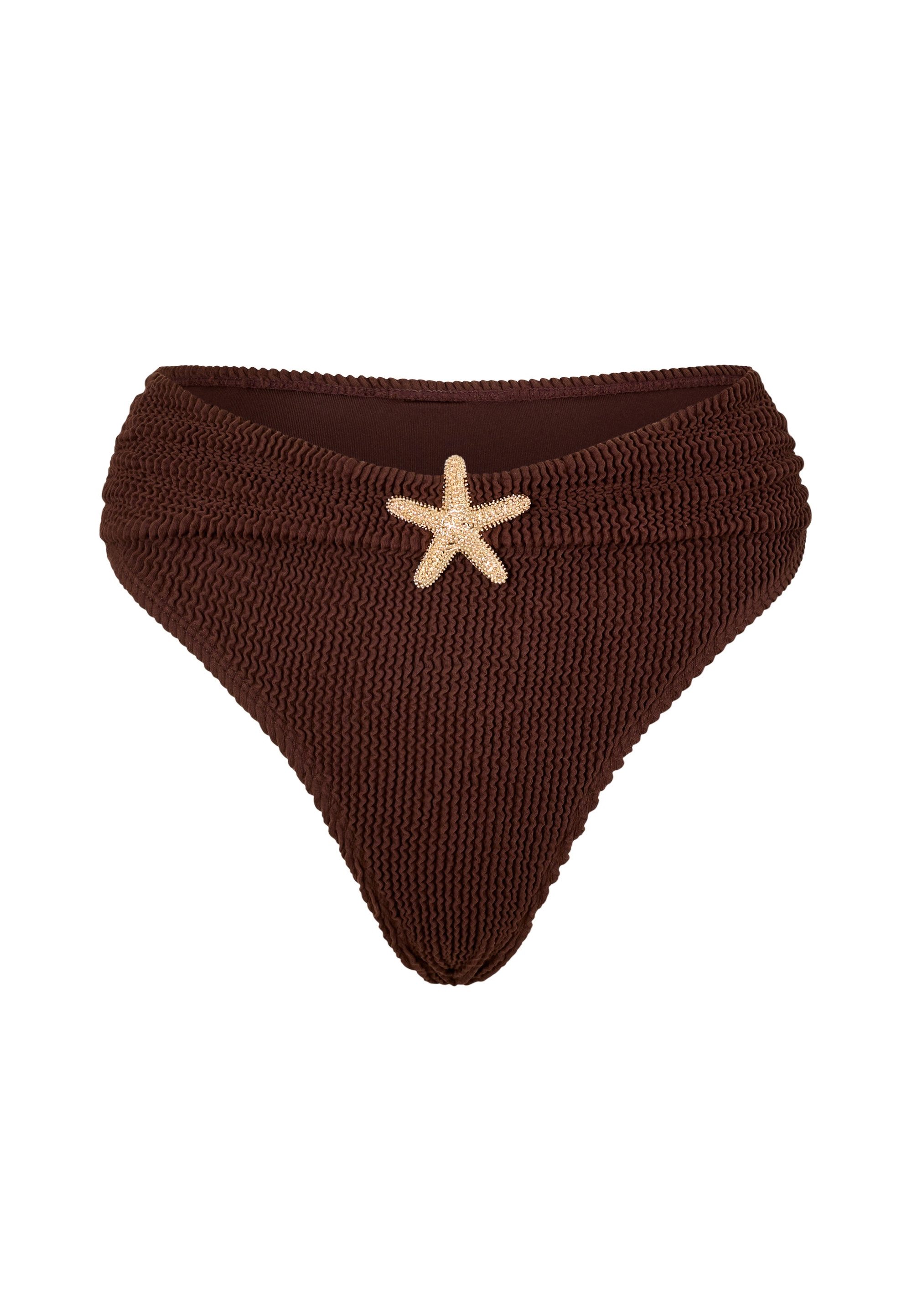 Moda Minx Bikini-Hose Starfish Scrunch High Waist Bikini Bottom (1-St., Panty) mit tollem Seestern-Element – Bild 2 von 5