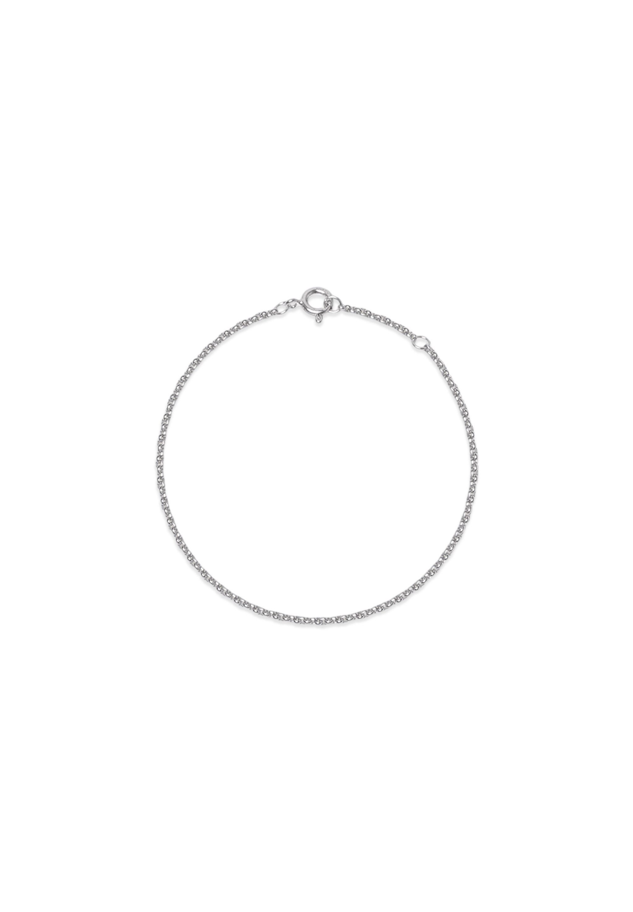 Stilnest Gliederarmband Rolo Kette 925 Sterling Silber