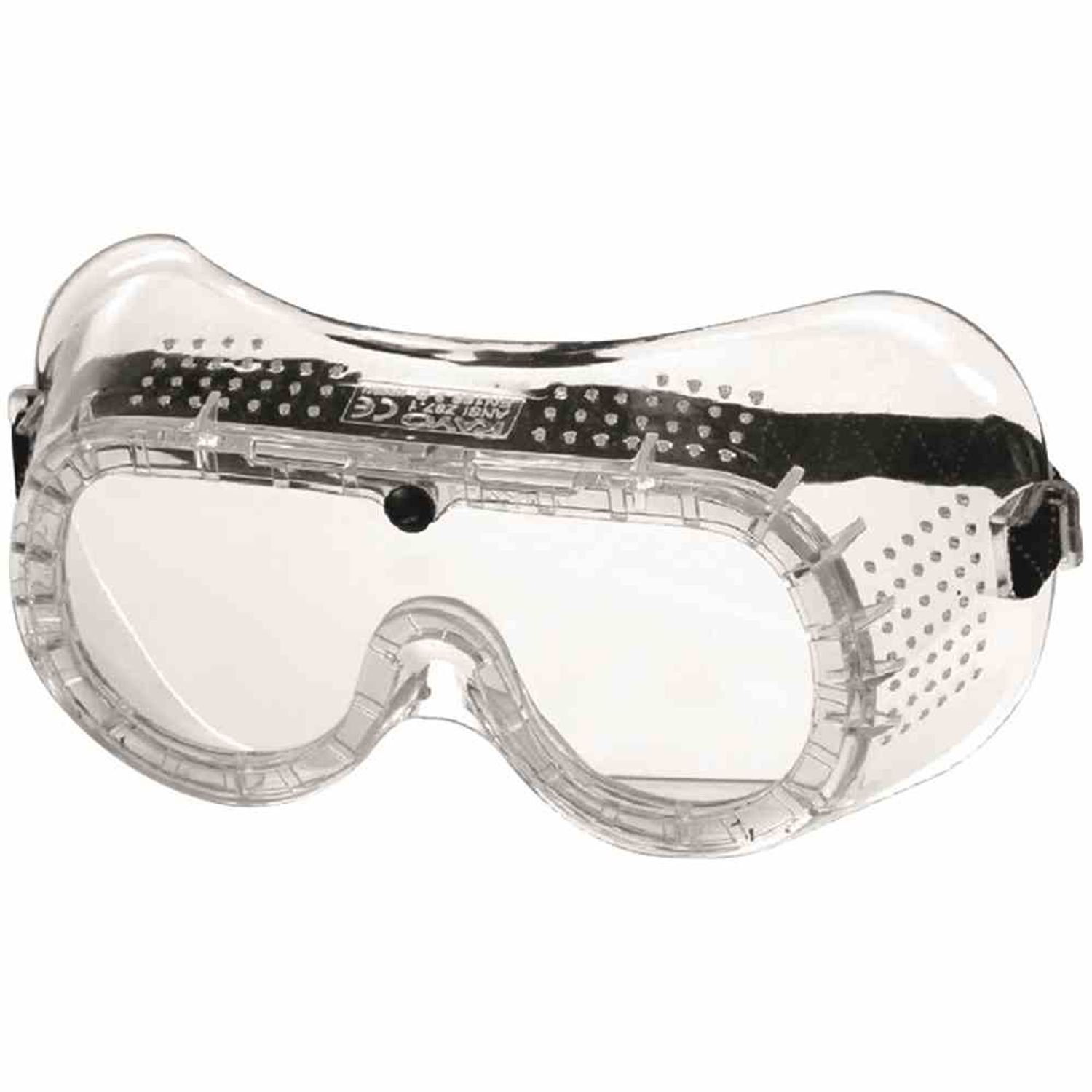 IRONSIDE Arbeitsschutzbrille Vollsicht-Schutzbrille mit direkter Belüftung | Schutzbrillen