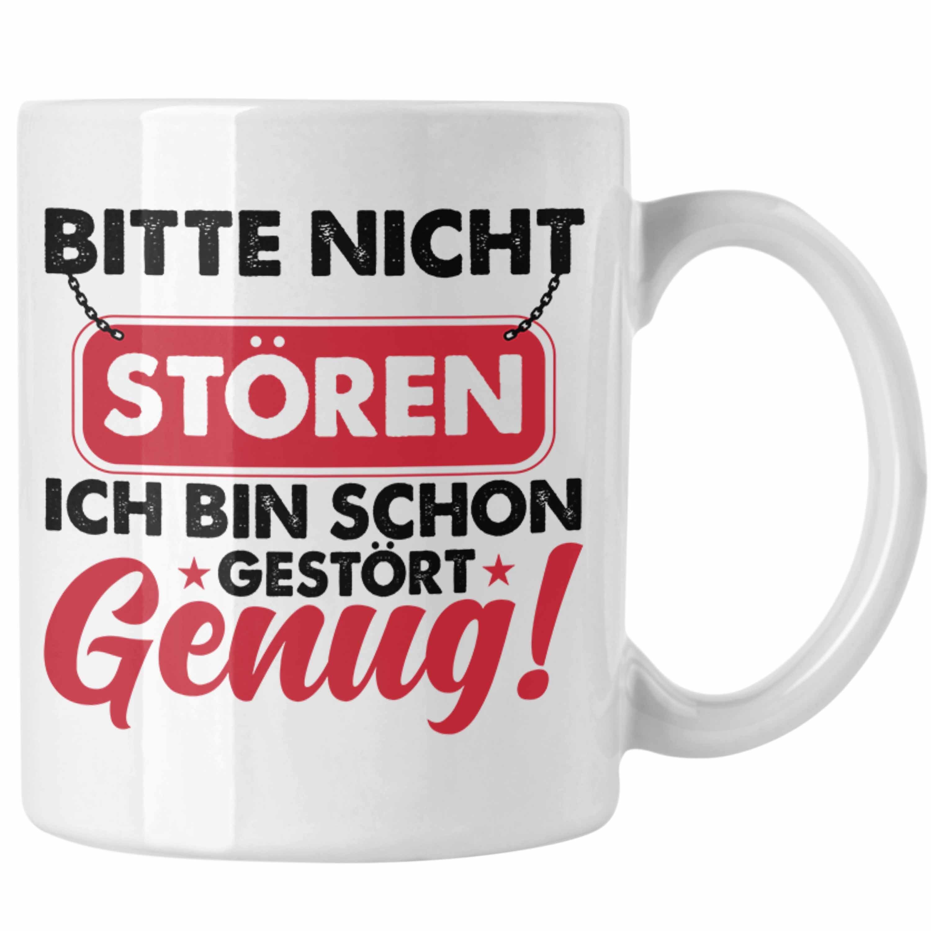 Trendation Tasse Trendation Bitte Nicht Stören Ich Bin Schon Gestört