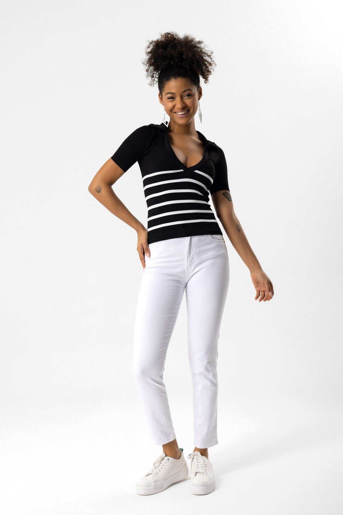 T-Shirt Kurzarm-Poloshirt