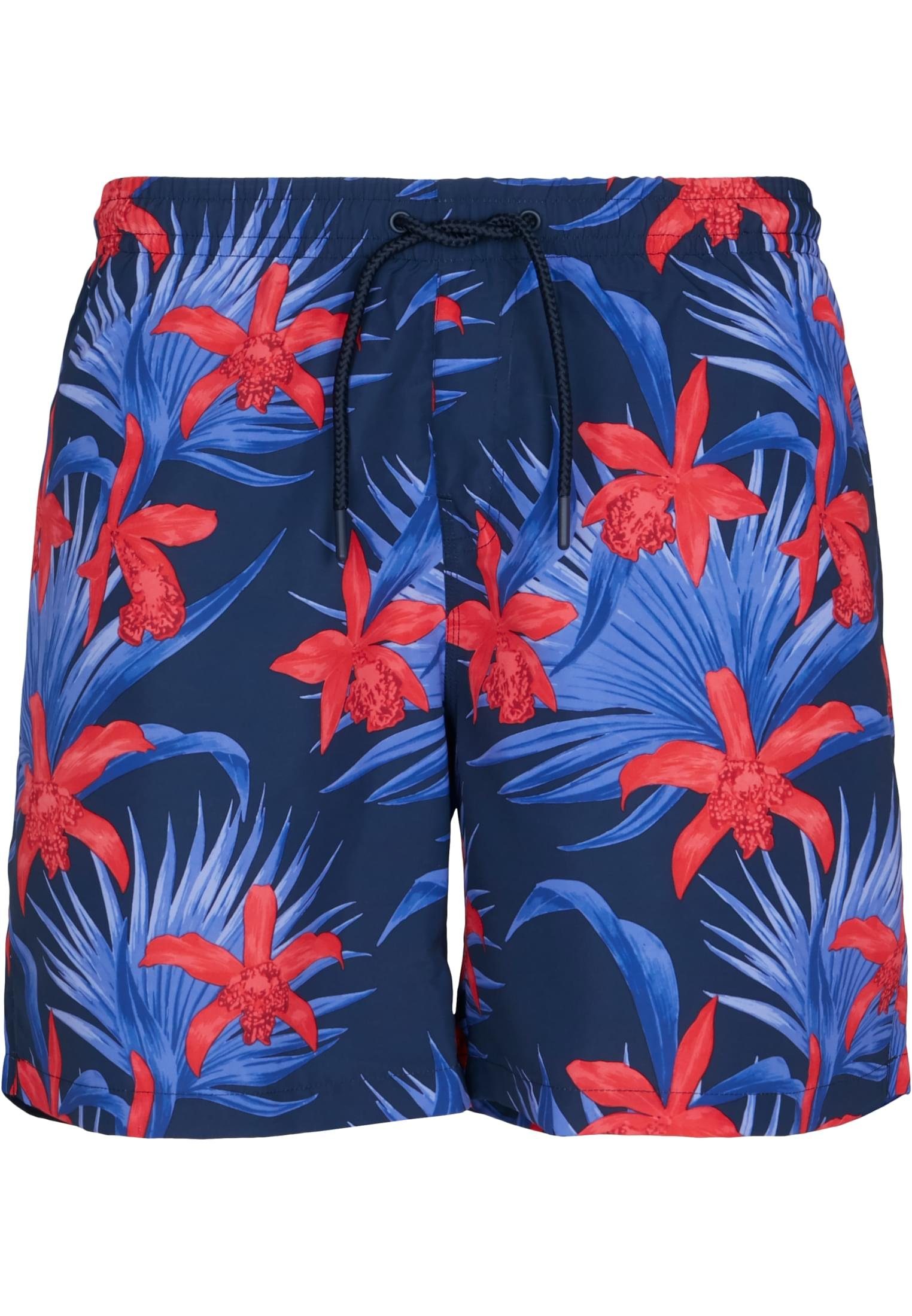 Pattern Badeshorts CLASSICS Shorts Herren URBAN blue/red Swim