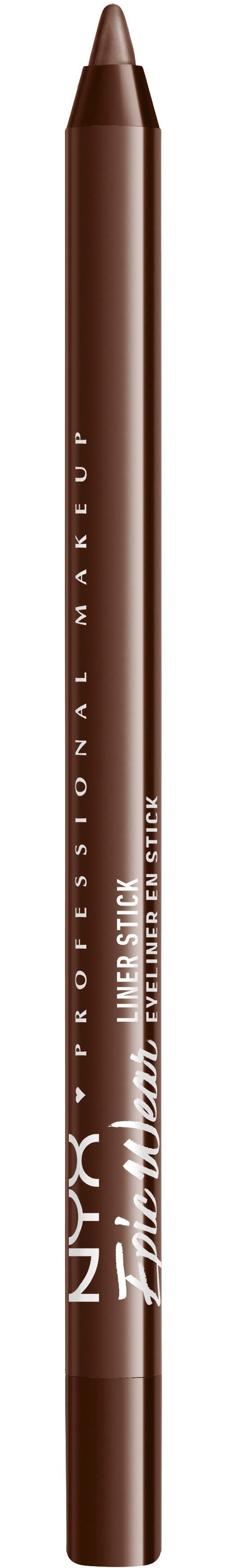 NYX PROFESSIONAL MAKEUP Eyeliner EPIC WEAR LINER STICKS, kräftige Pigmentierung, Waterproof, metallisch glänzend
