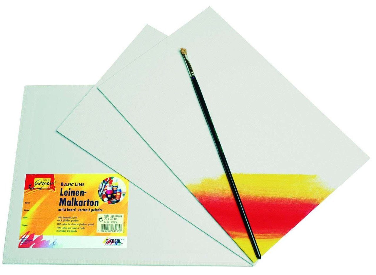 Kreul Leinwand Kreul Solo Goya Basic Line Malkarton 18 x 24 cm