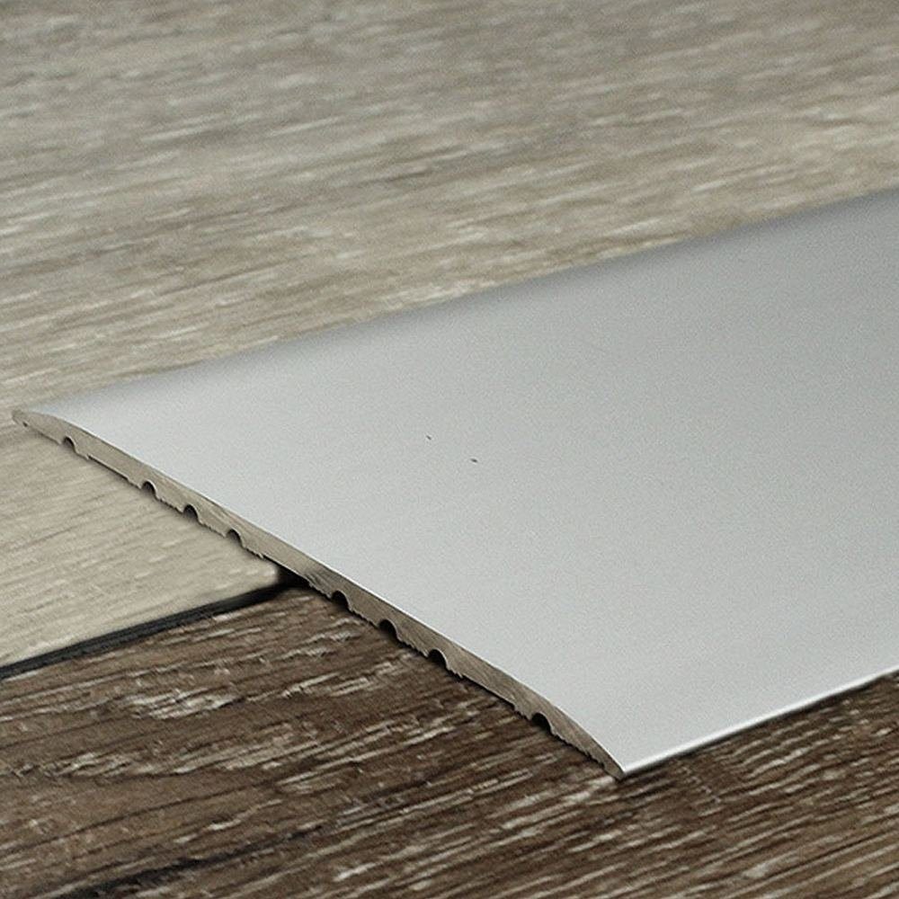 PROVISTON Übergangsprofil Aluminium, 80 x 3.5 x 1000 mm, Silber, Übergangsschiene Bodenprofil