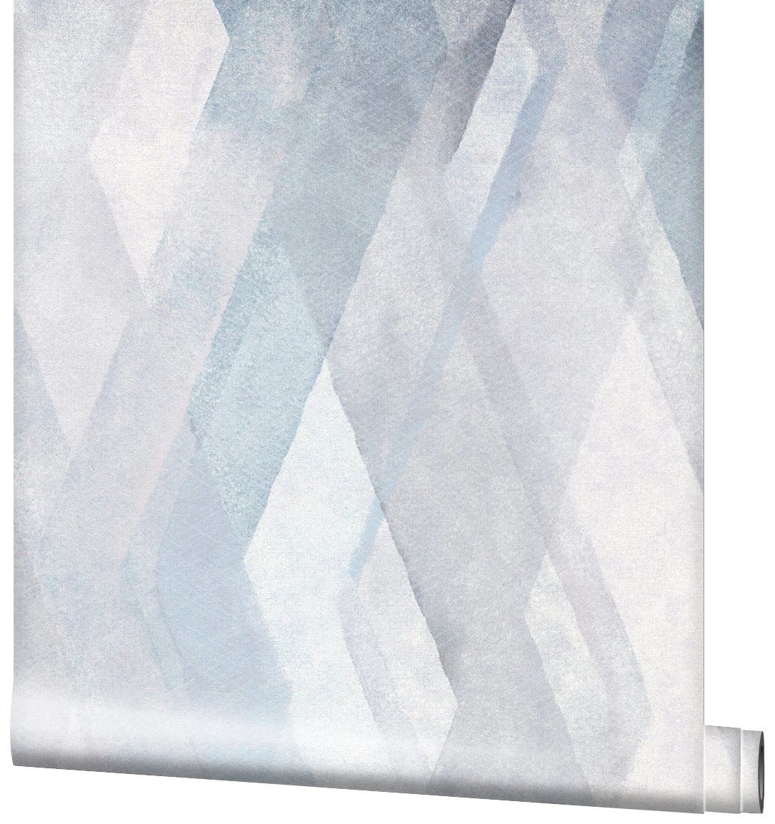 Marburg Vliestapete, grafisch, lichtbeständig und restlos abziehbar blau/weiß